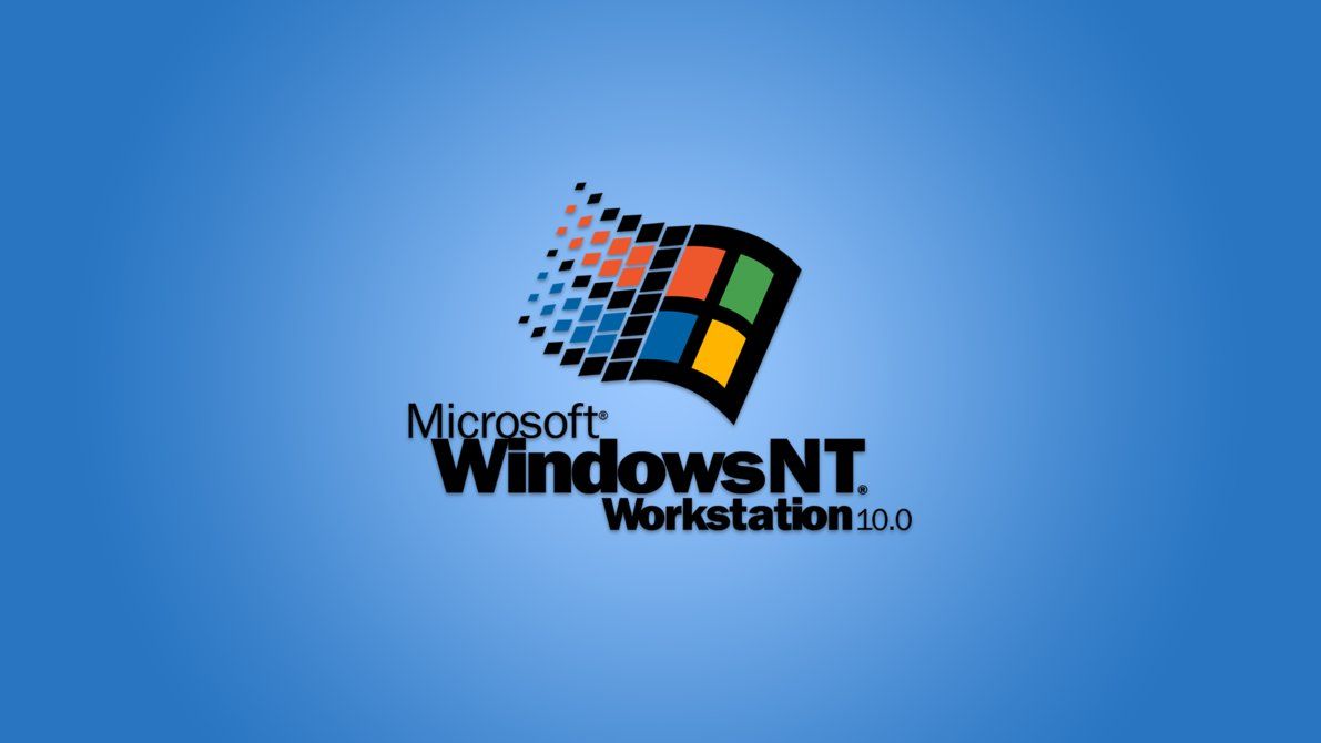 Logo Windows NT Workstation, 1191x670 HD, Monitor Gaming