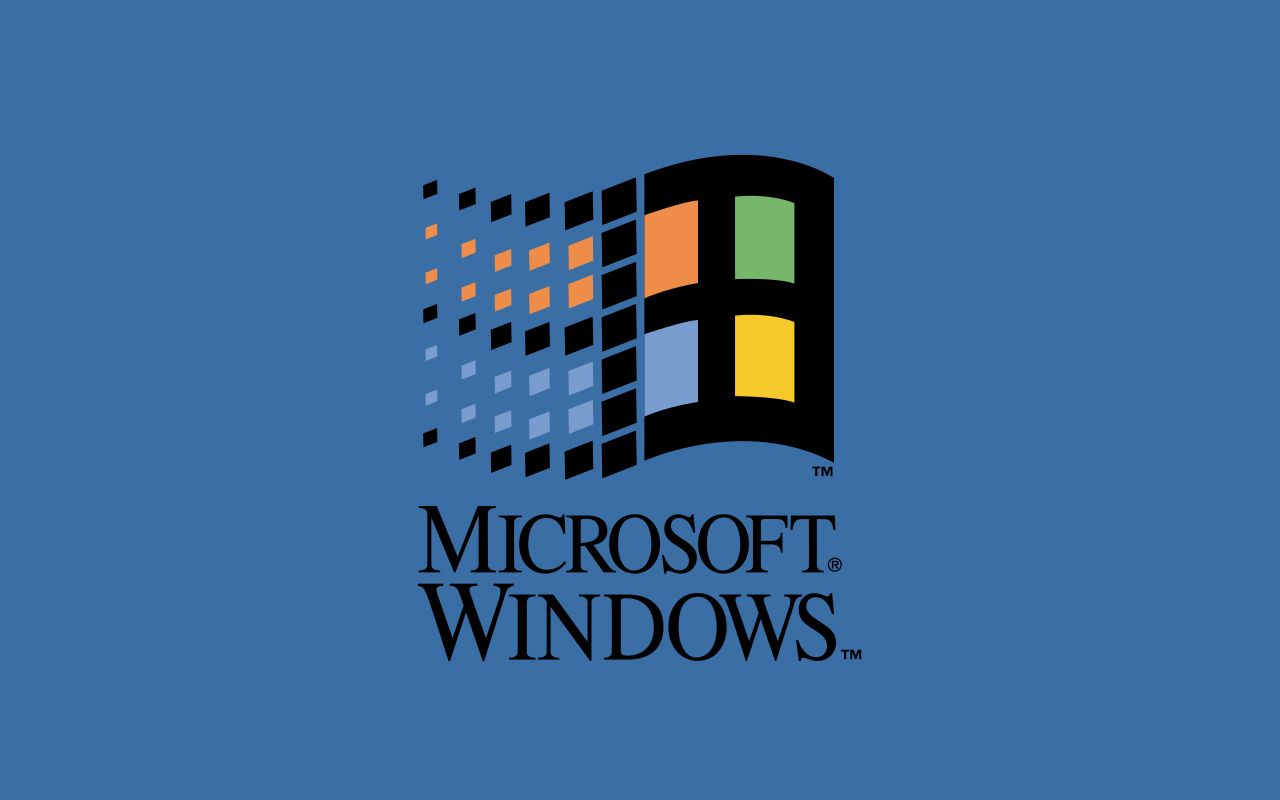Logo Microsoft Windows blu, 1280x800 720p, Monitor Gaming
