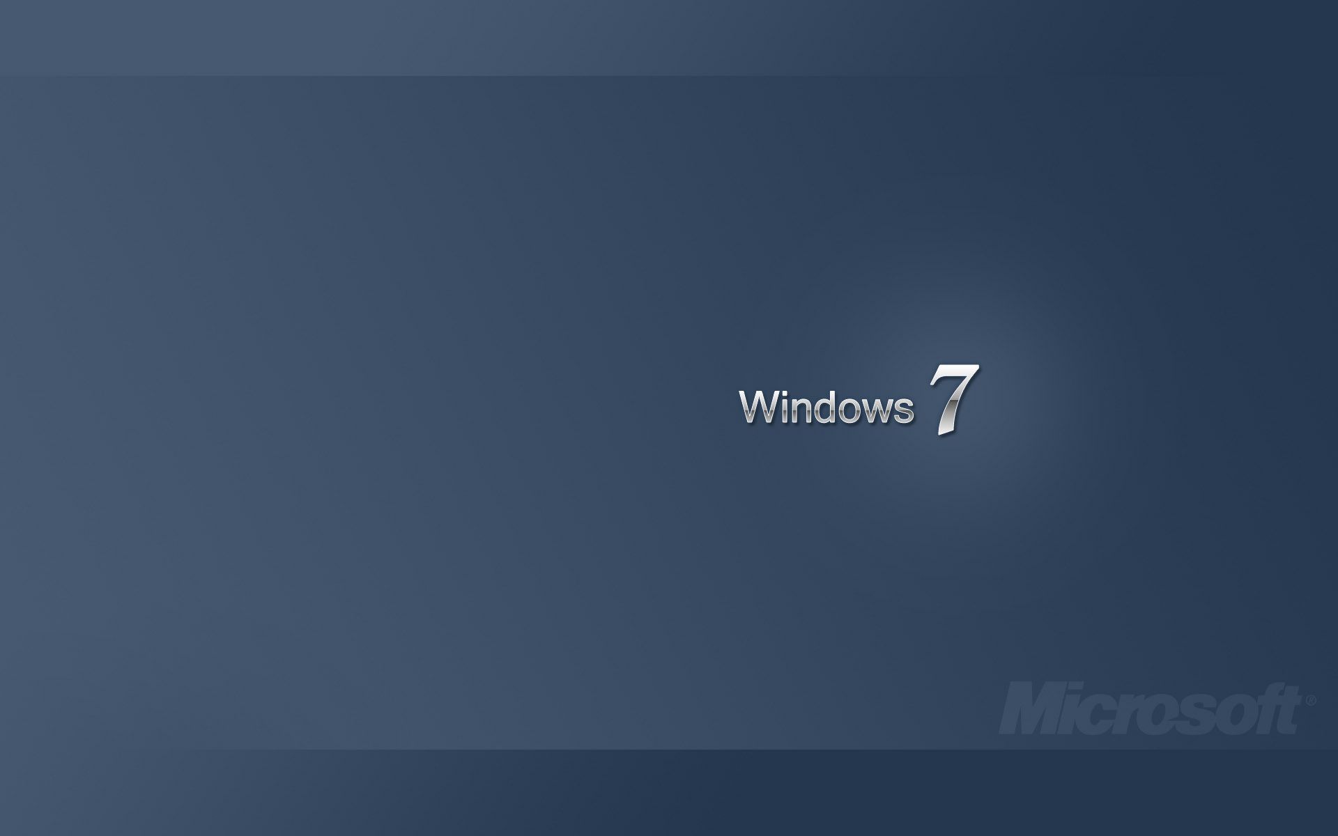 Logo Windows 7 muro grigio, 1920x1080 Full HD 1080p, PC