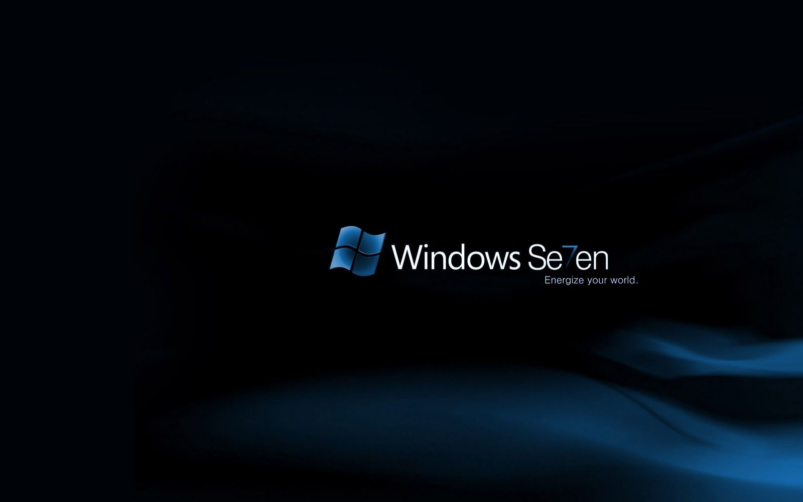 Logo Windows 7 grigio scuro, 2560x1440 2K, PC Desktop