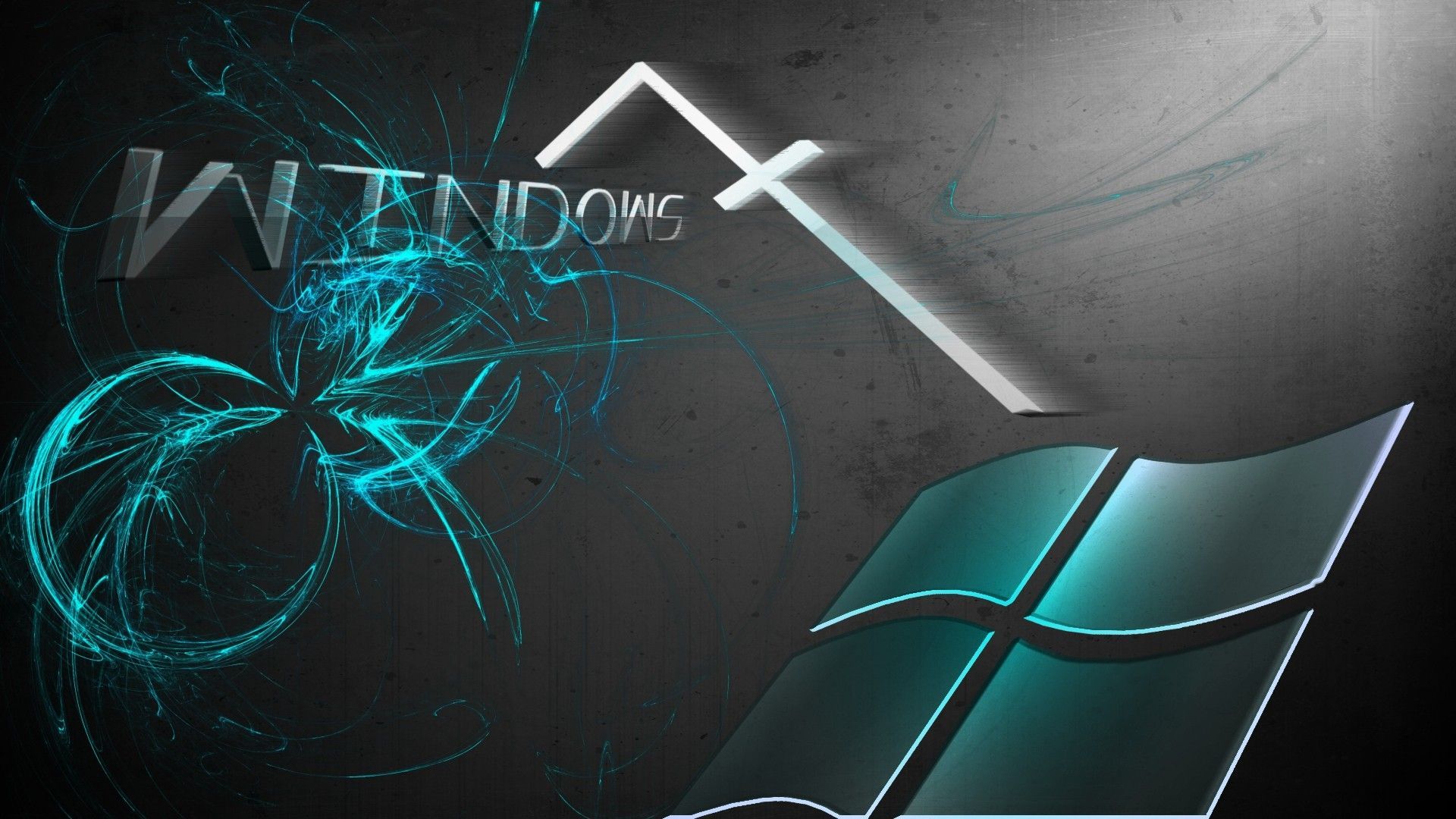Logo Windows su nero, 2518x1555 alta risoluzione, Desktop