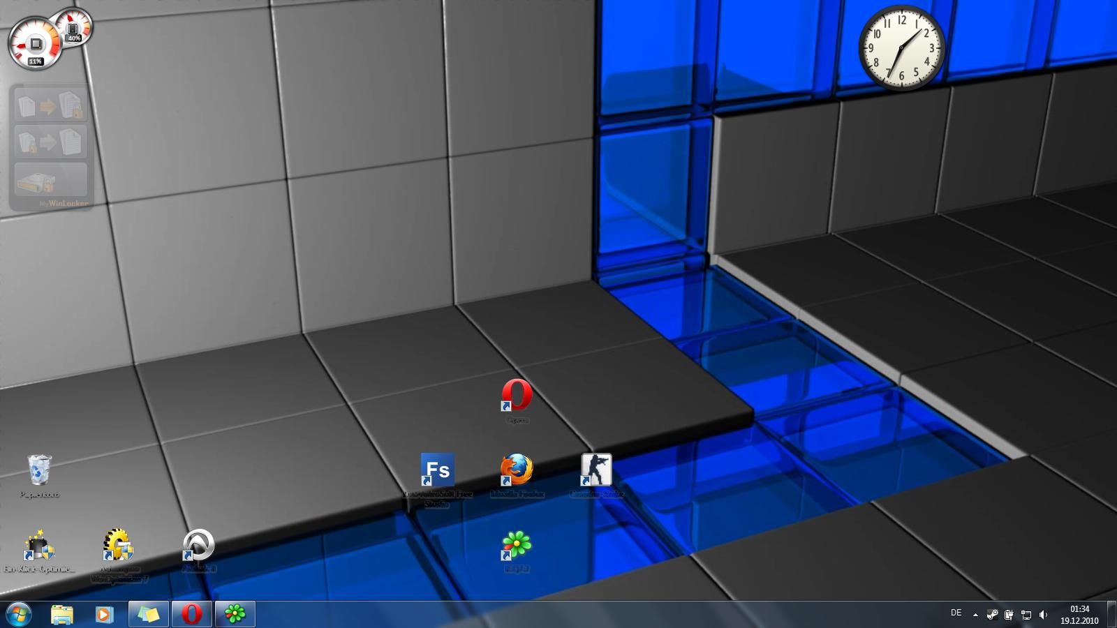 Logo Windows astratto blu grigio, 1920x1080 Full HD, Monitor Gaming