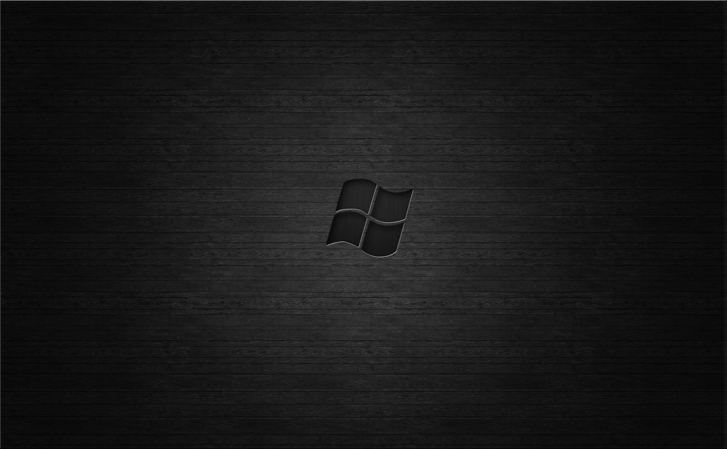 Logo Windows grigio scuro, 2560x1440 1440p, Desktop
