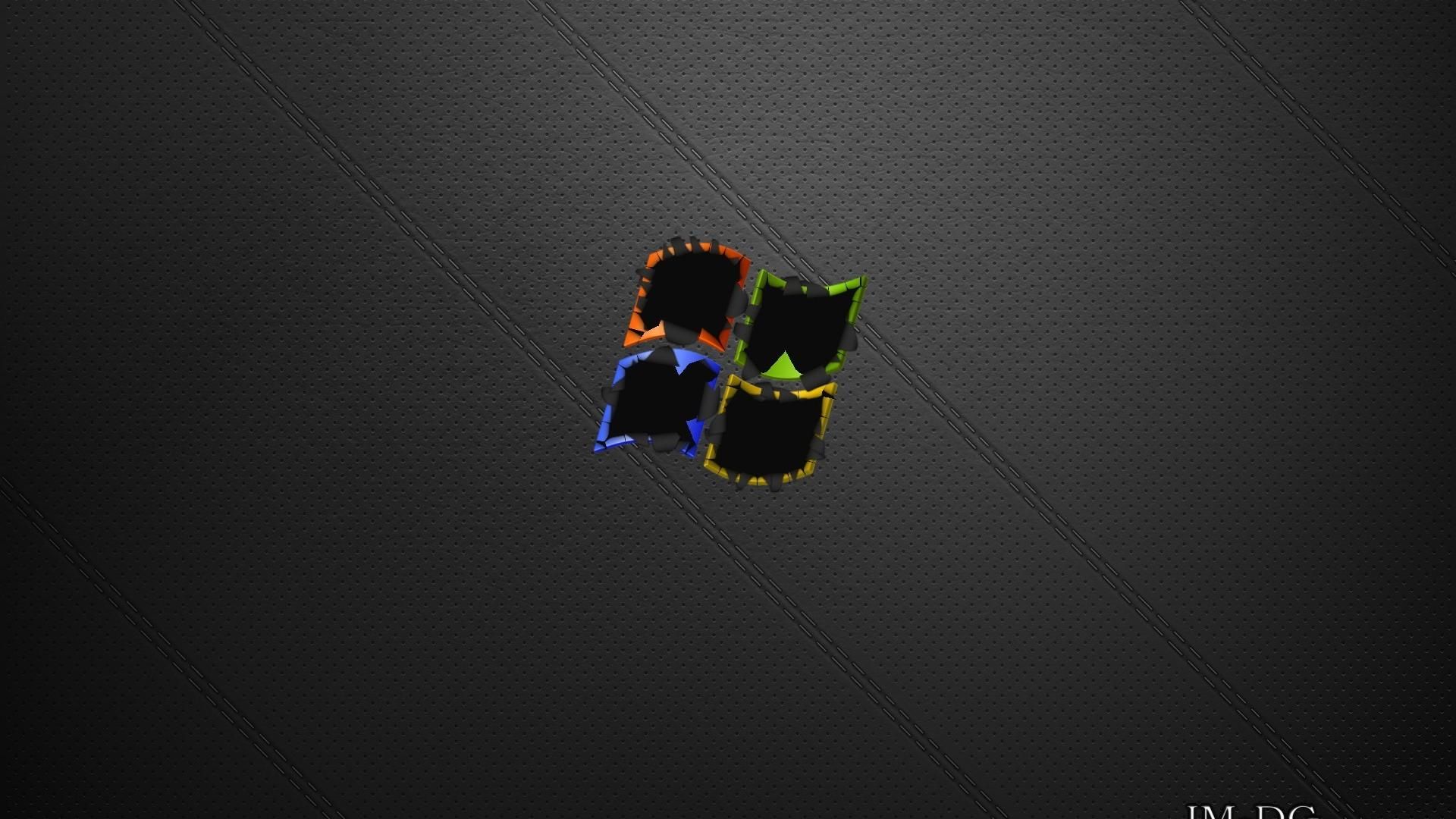 Logo Windows 7 blu scuro, 1280x800 HD, Desktop