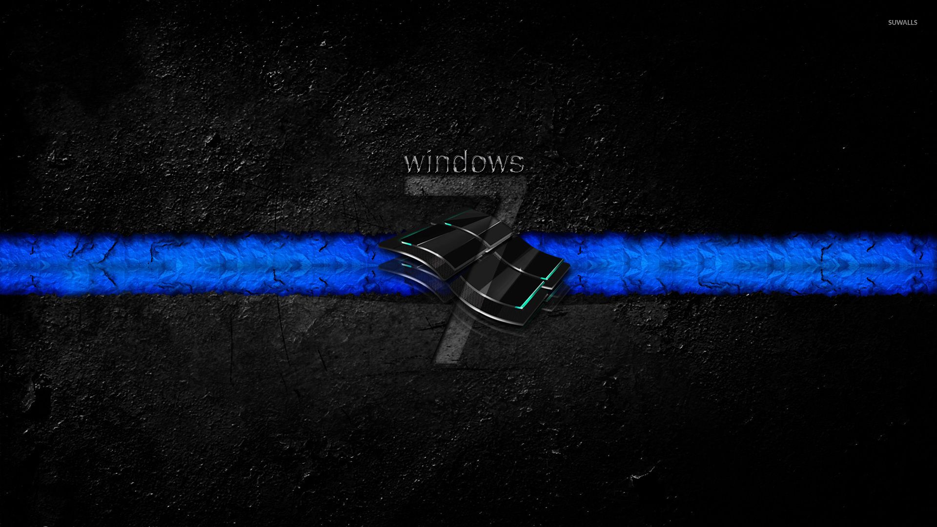Logo Windows grigio scuro, 1920x1080 1080p, PC Desktop
