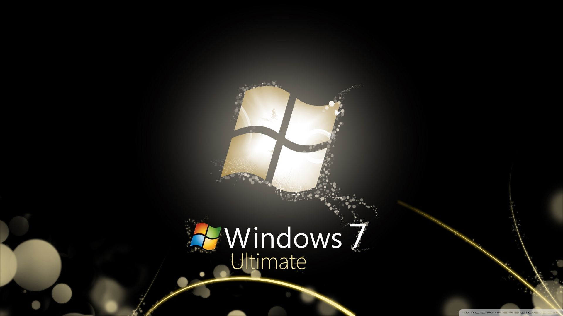 Logo Windows 7 blu, 1920x1200 Full HD+ WUXGA, Monitor Gaming