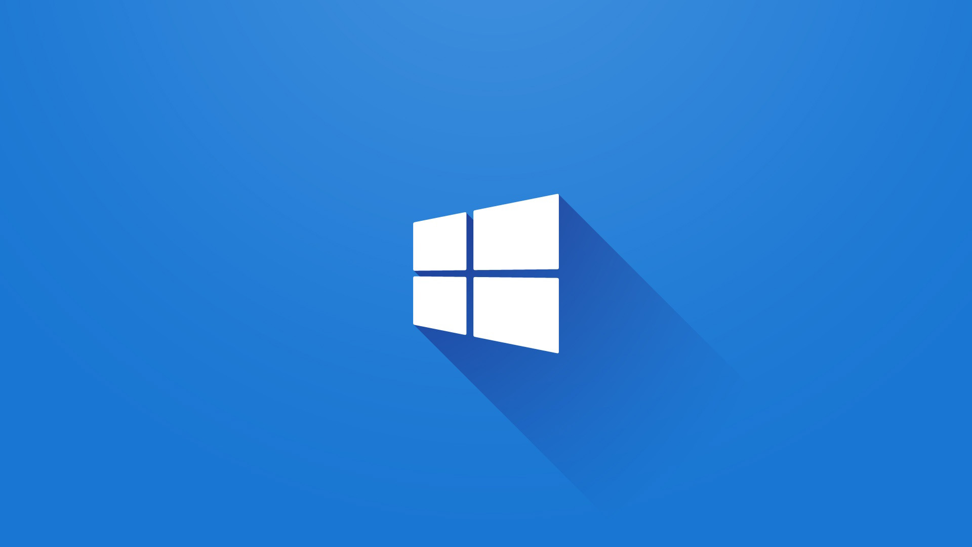 Logo Windows blu minimalista, sistema operativo Microsoft, 1920x1080 1080p, Desktop