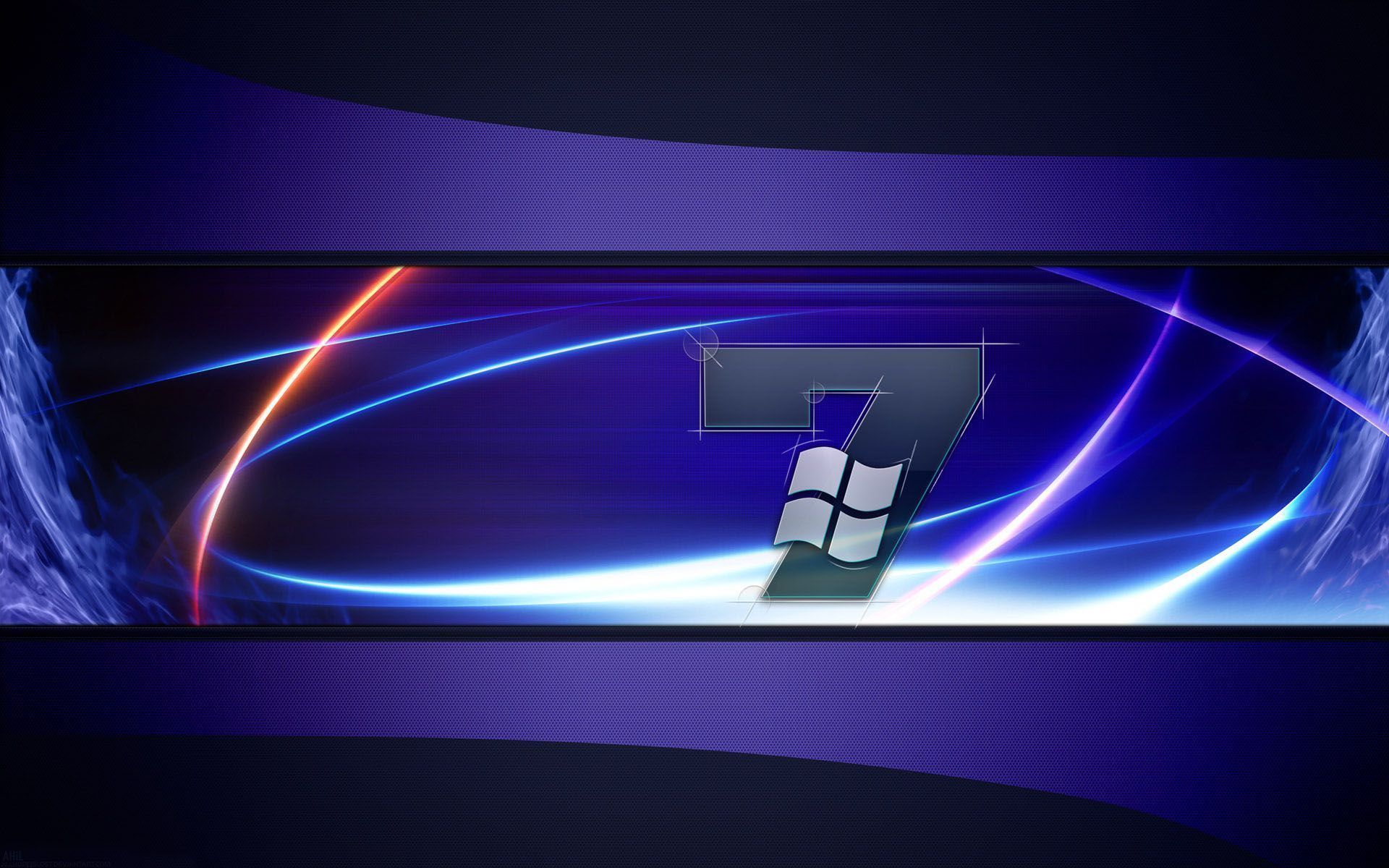 Logo Windows 7 sfondo nero, 1680x1050 900p, PC