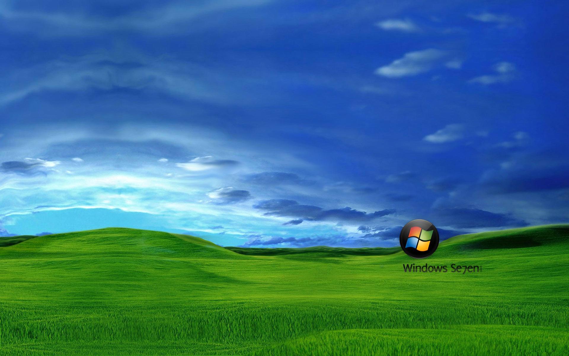 Logo Windows 7 blu, 1920x1200 Full HD+ WUXGA, PC