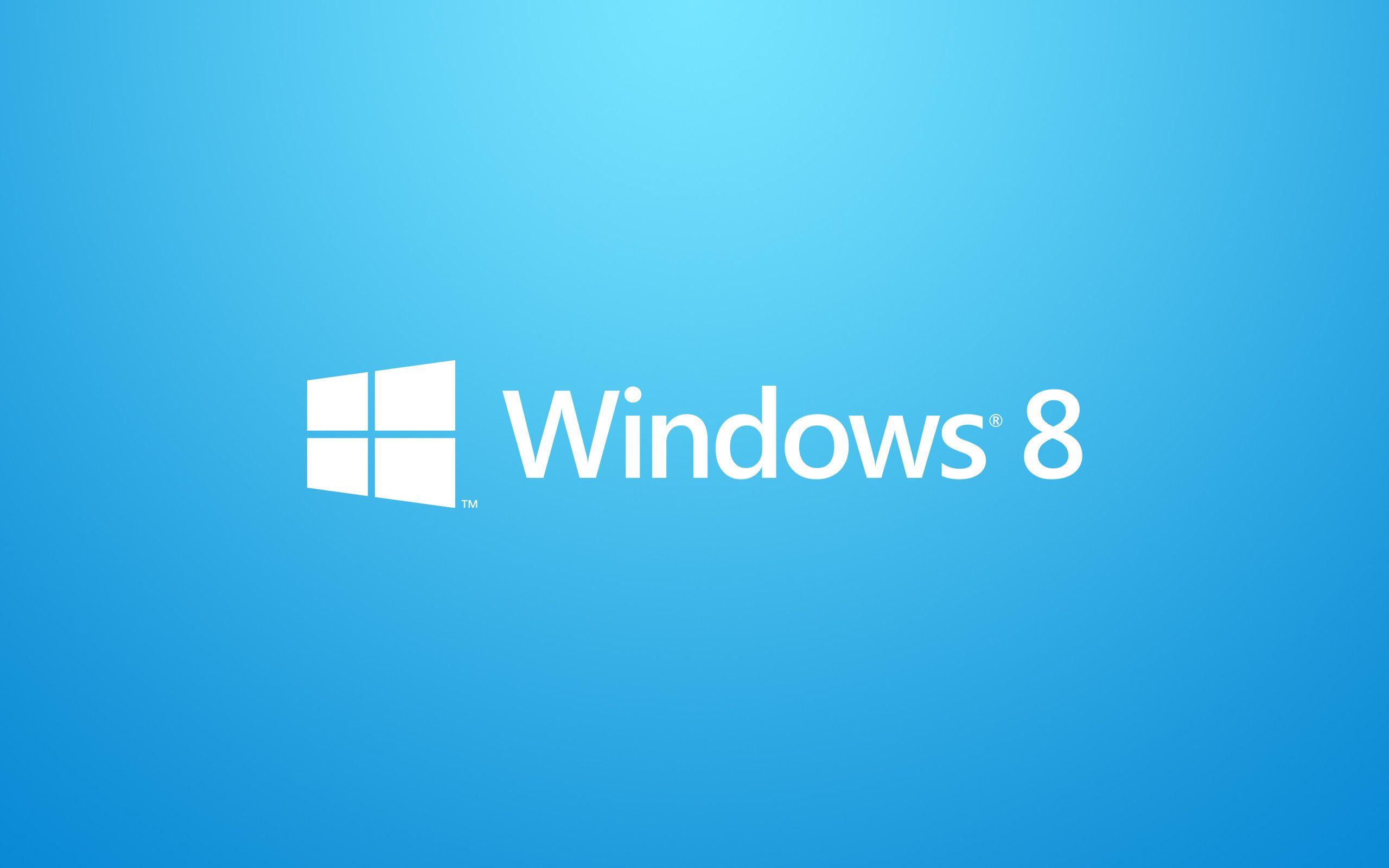 Logo Windows 8 blu, 3840x2160 UHD, Monitor Gaming