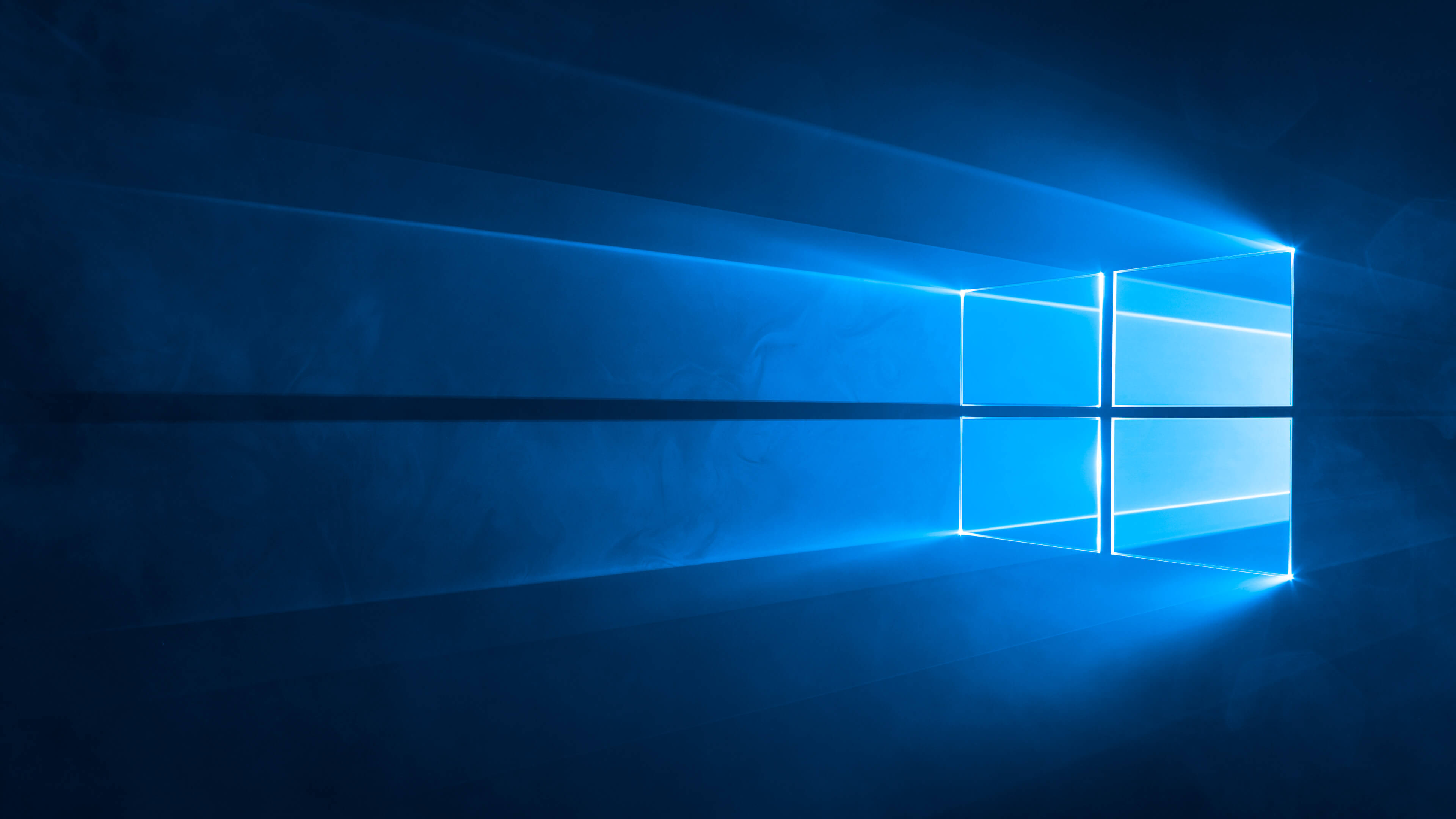 Logo Windows luce blu, 3840x2160 4K Ultra HD, Desktop
