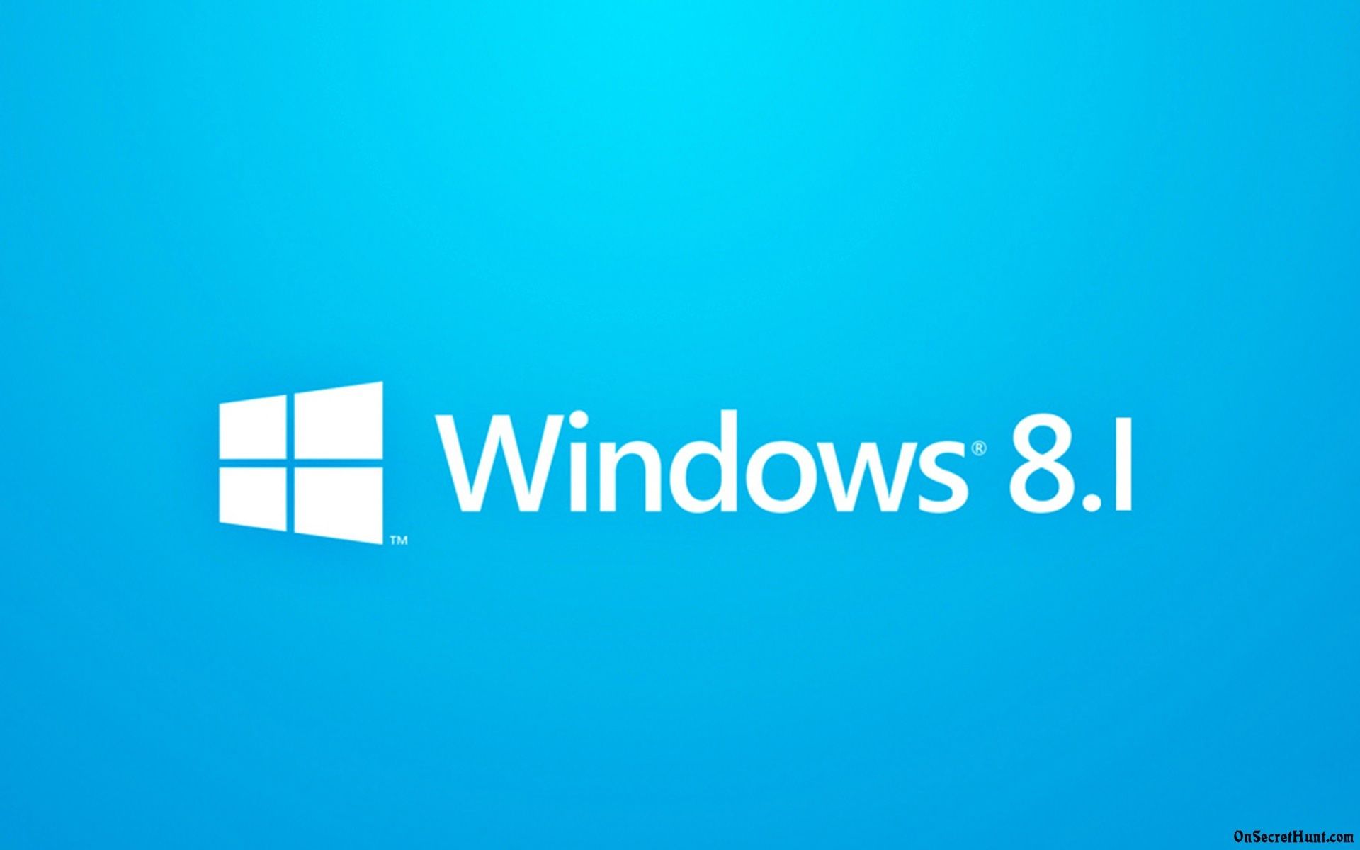 Logo Windows 8.1 su blu, 1600x1000 HD, PC Desktop