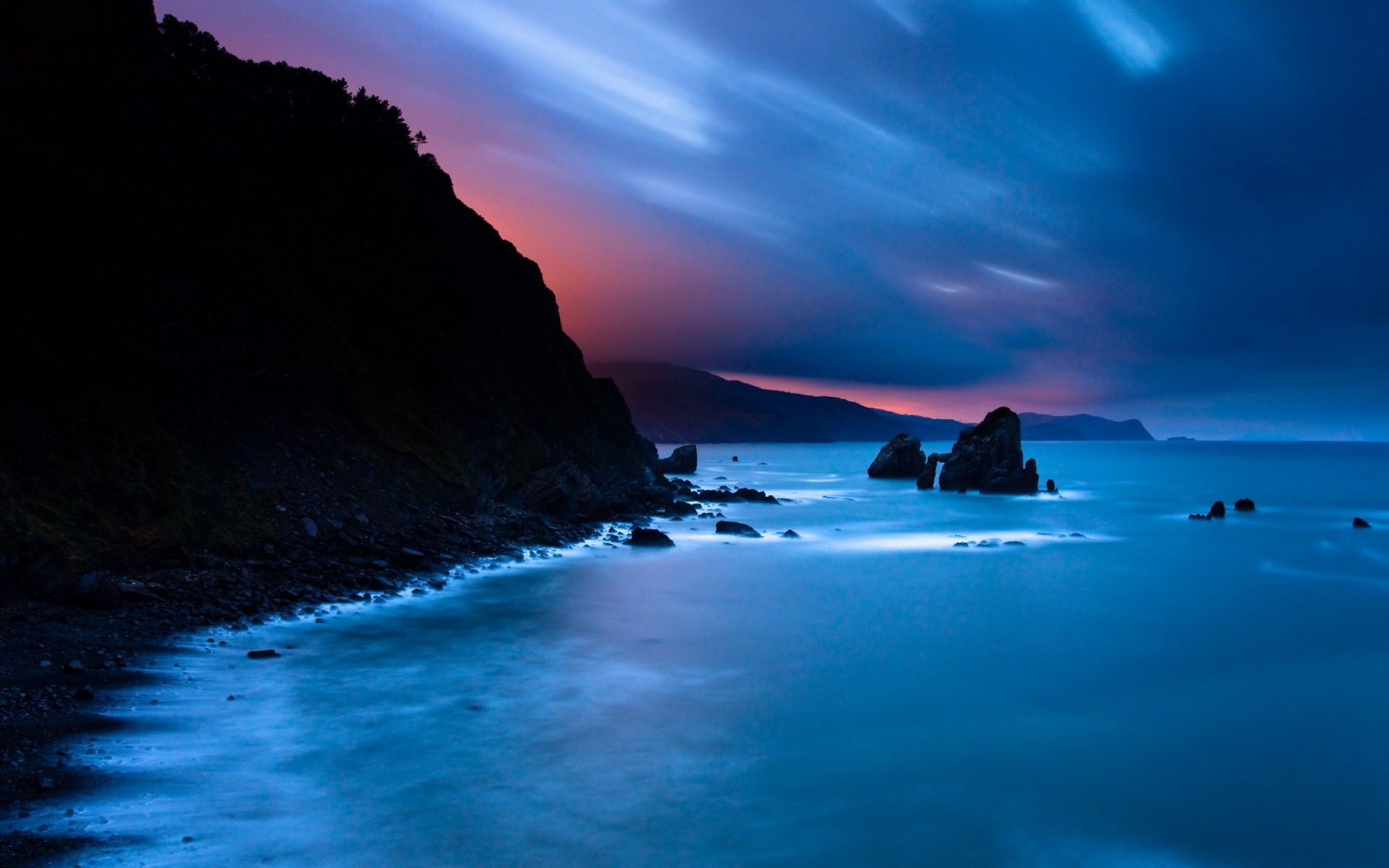 Costa rocciosa al crepuscolo, 1920x1200 Full HD+ WUXGA, Monitor Gaming