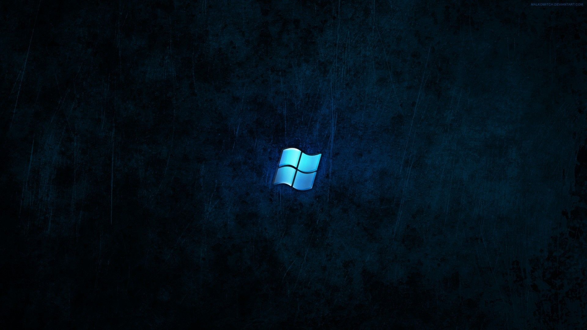 Logo Windows blu abstract, 1920x1080 Full HD 1080p, PC