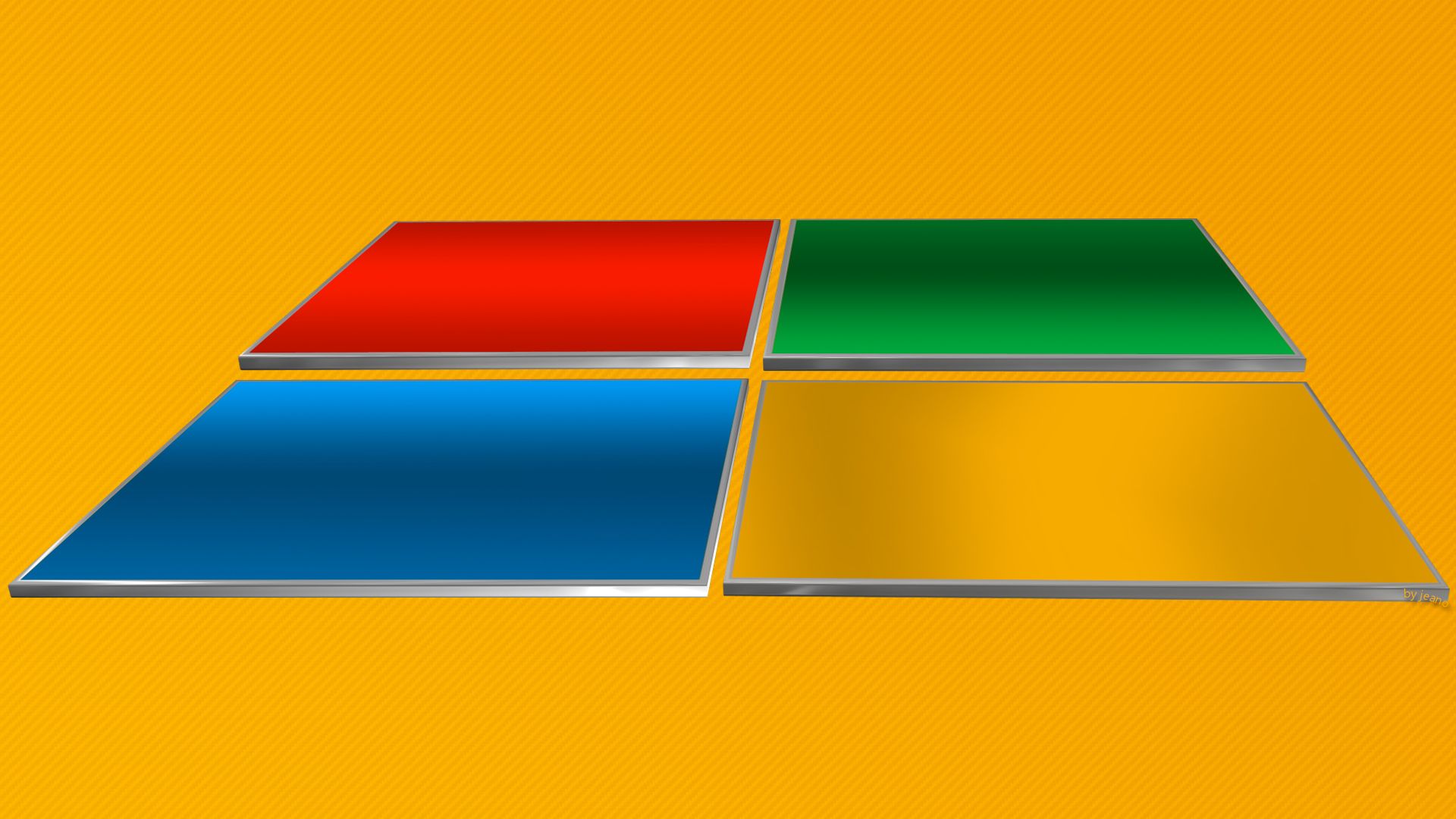Logo Windows astratto arancione, 1920x1080 Full HD, PC Desktop