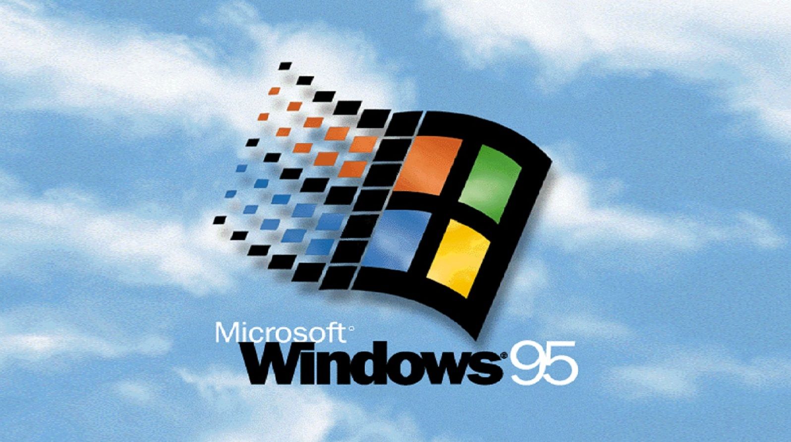 Logo bandiera Windows 95, 3840x2160 4K Ultra HD, Desktop