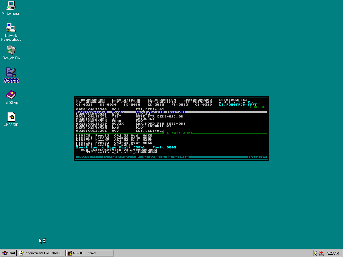 Desktop Windows 95 sfondo verde acqua, 1024x768 HD, PC