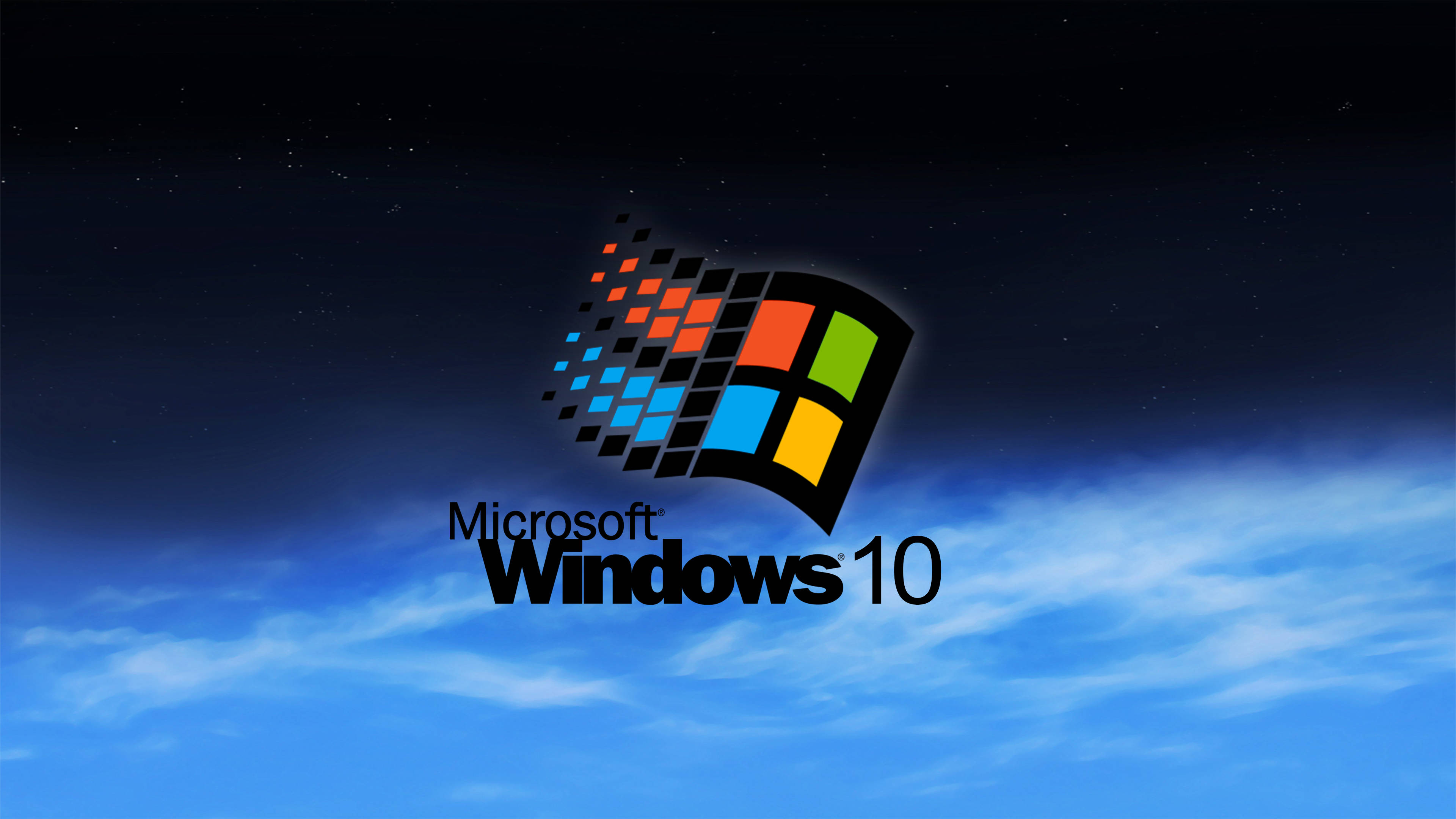 Logo Microsoft Windows 95 nuvole, 1920x1080 1080p, Desktop