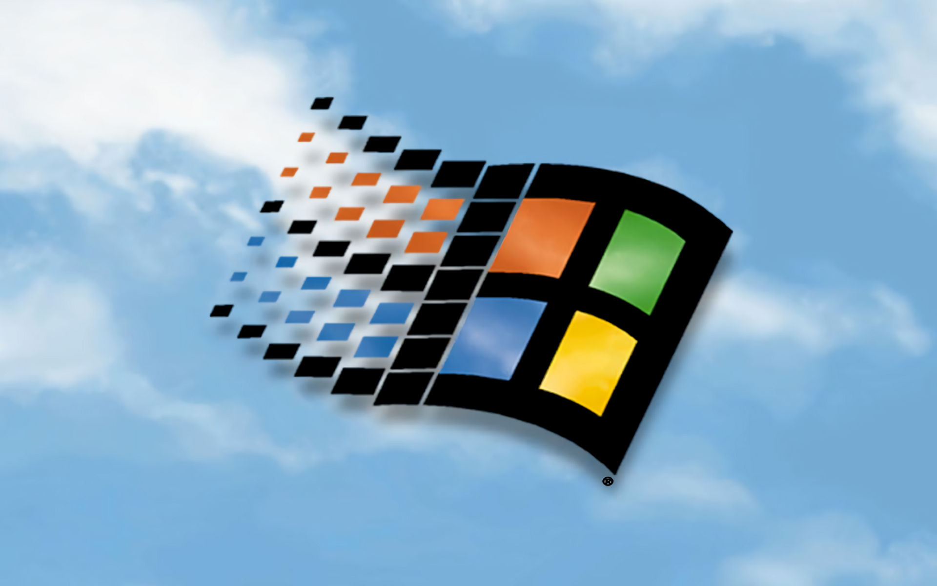 Logo Windows 95 e Windows 10, 1920x1280 WUXGA, PC