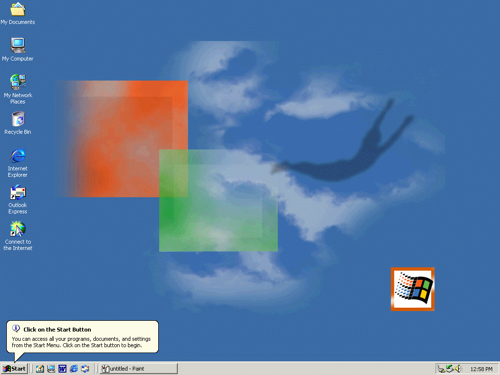 Logo Windows 98 bandiera colorata, 1920x1200 Full HD+ WUXGA, Desktop