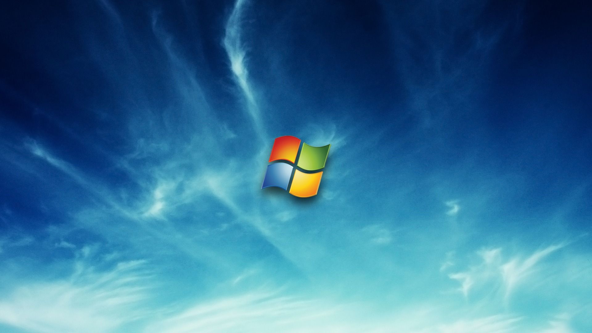 Logo Windows su cielo blu, 1920x1080 Full HD, Desktop