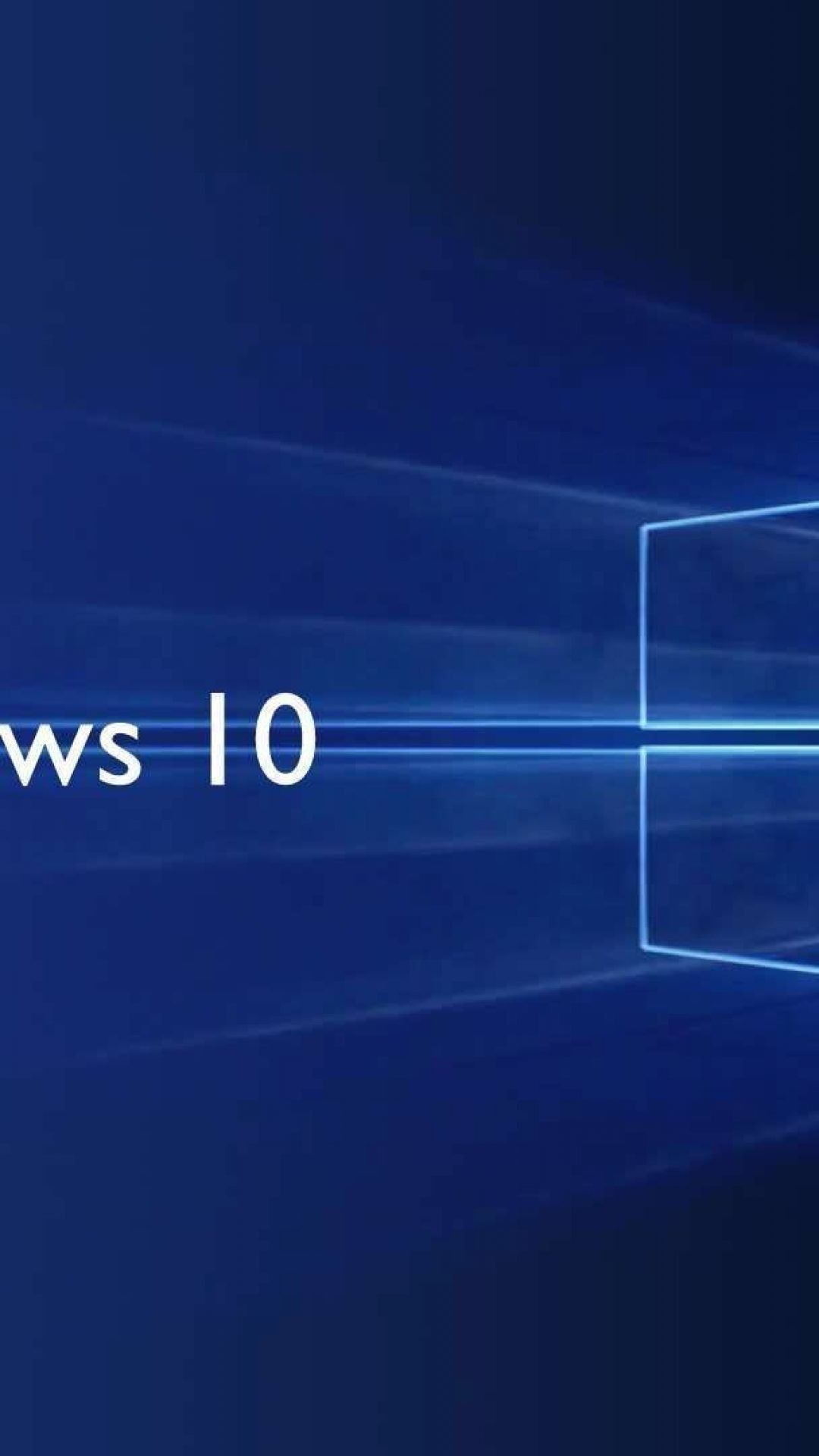 Logo Windows 10 blu, 1080x1920 Full HD Verticale, Smartphone