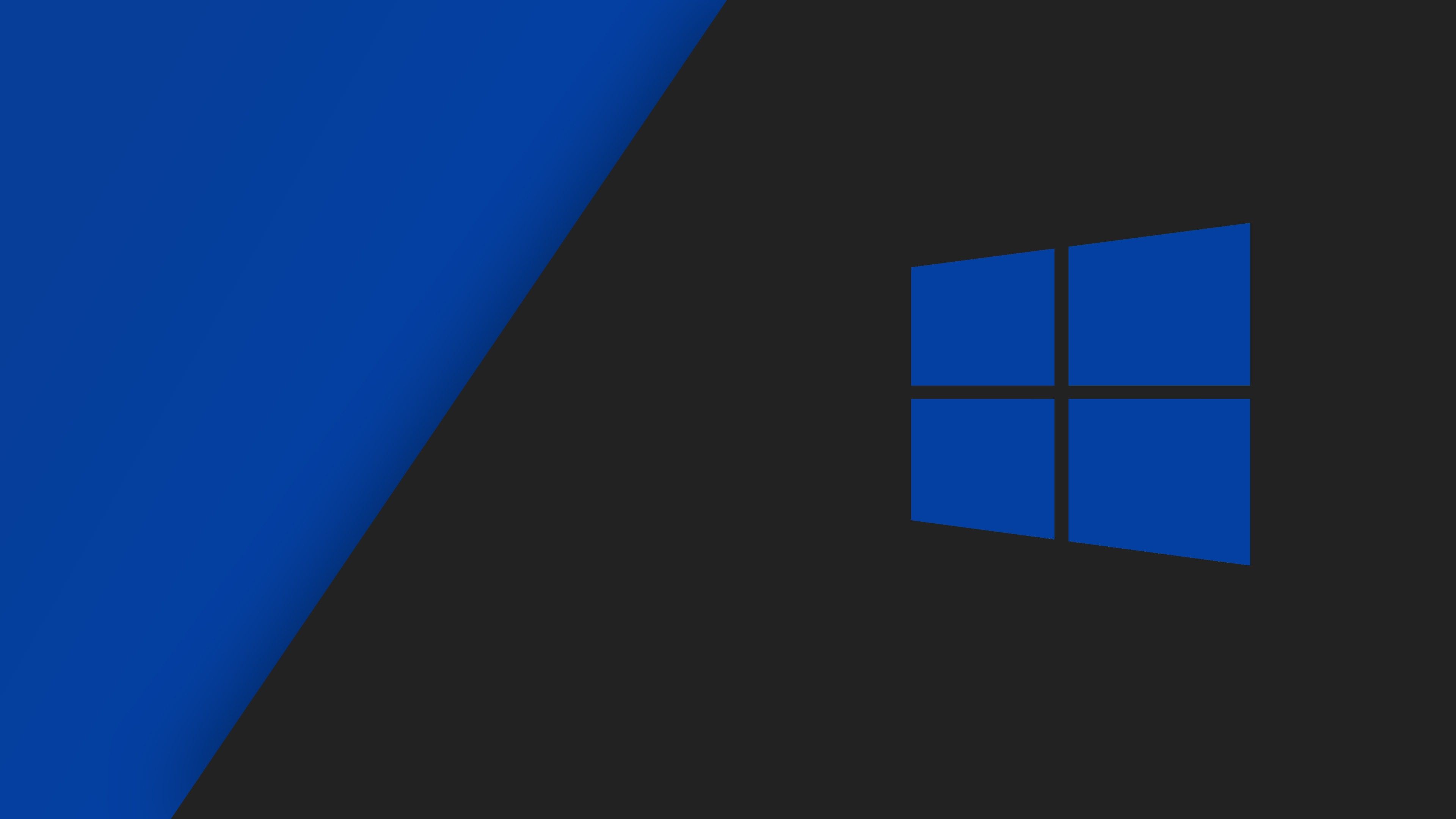Logo Windows blu minimalista, 2560x1600 WQXGA, PC Desktop