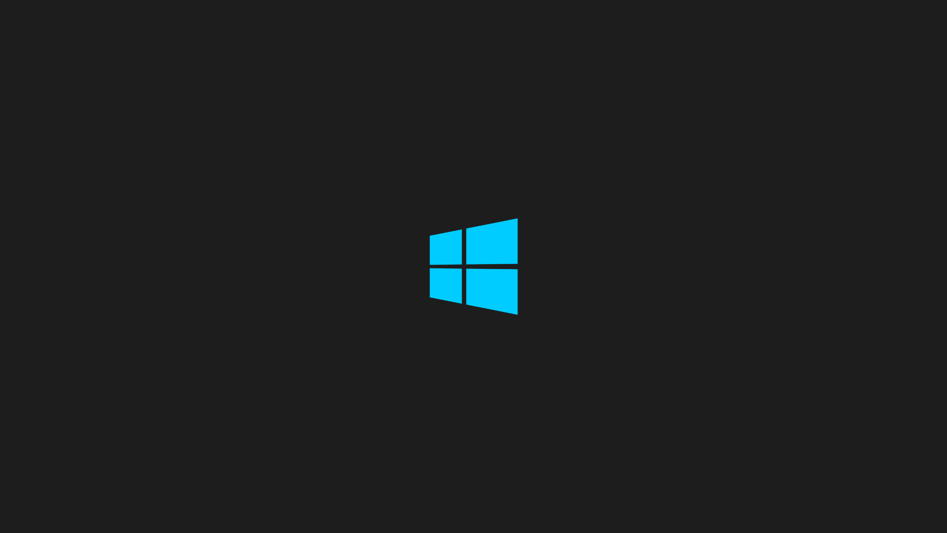 Logo Windows nero, 1920x1080 Full HD 1080p, PC