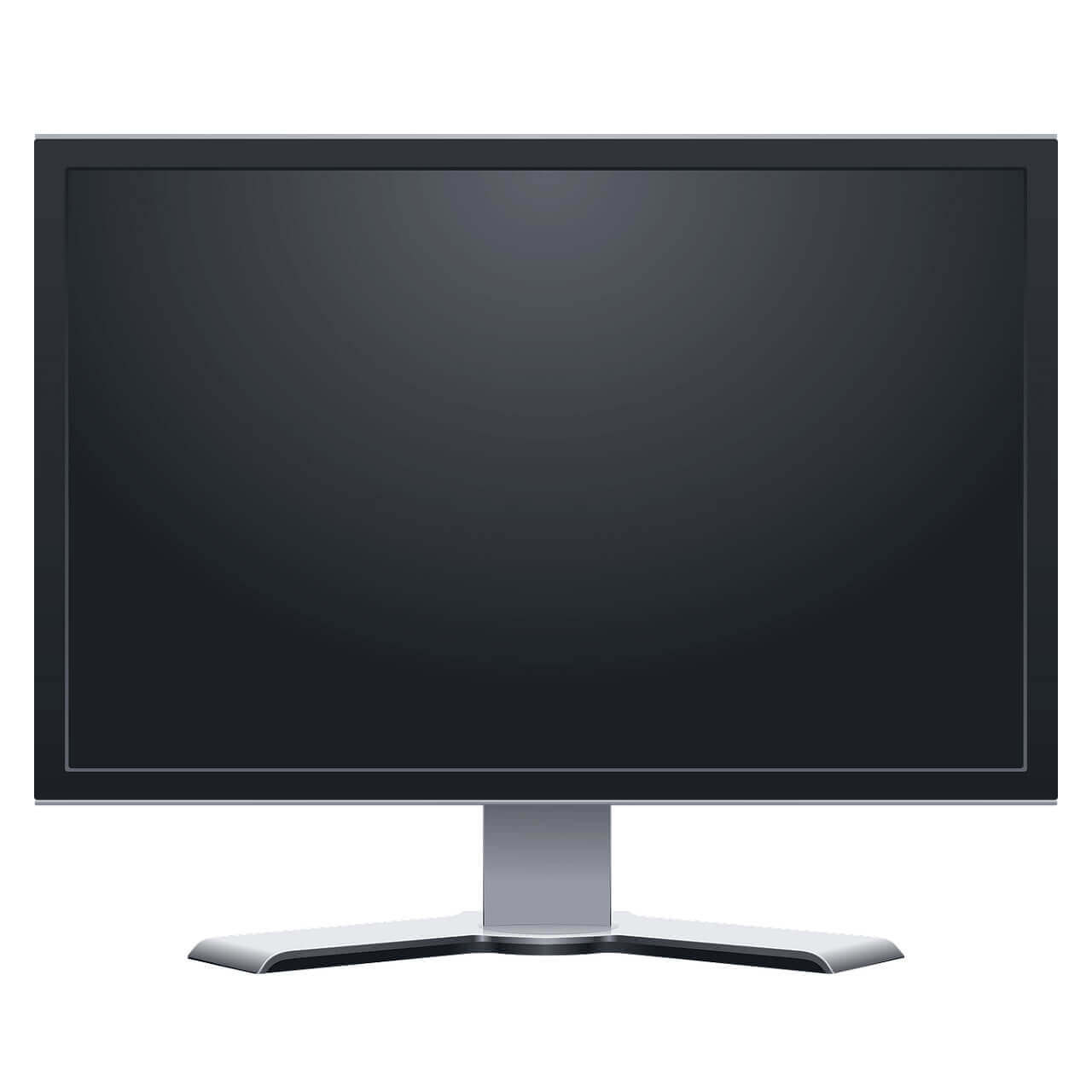 Monitor nero schermo spento, 1280x1280 720p, Monitor Gaming