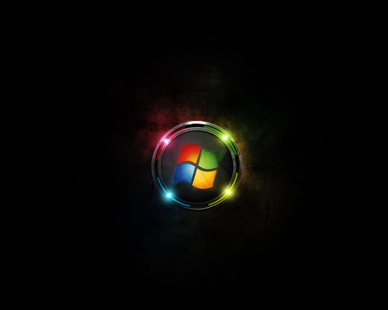 Logo Windows anello luci colorate, 1280x1024 HD, Desktop