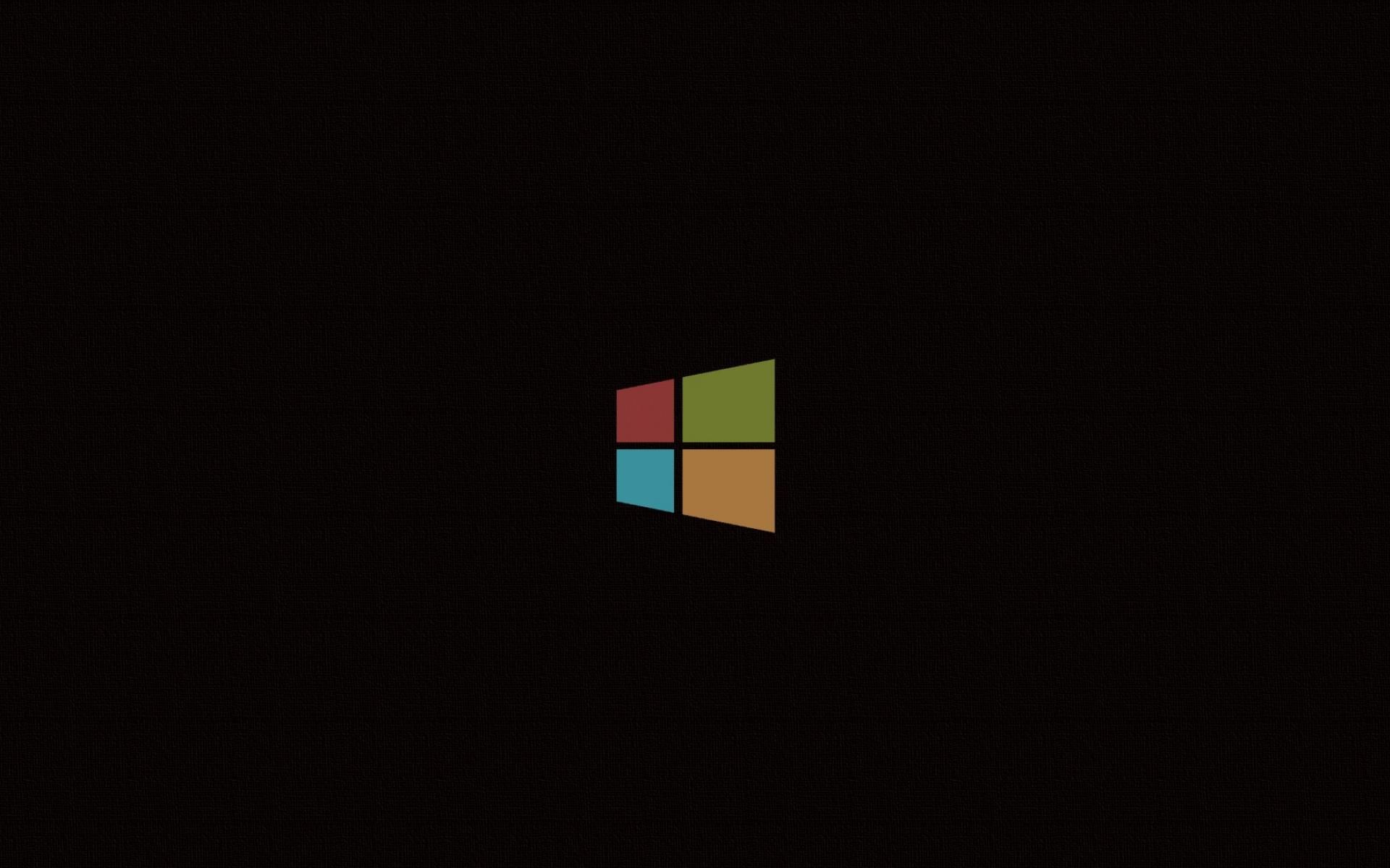 Logo Windows su nero, 1920x1200 Full HD+ WUXGA, PC