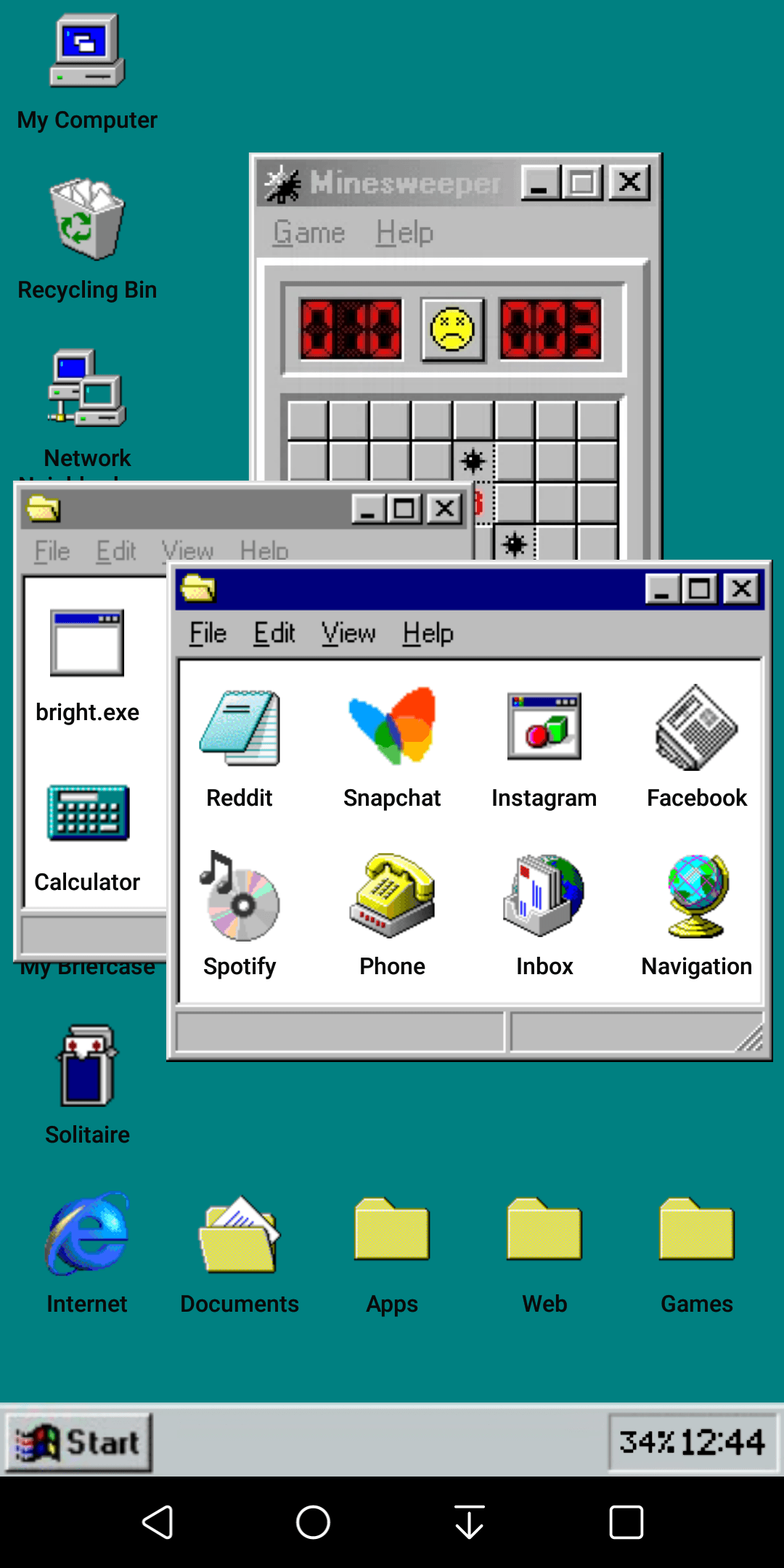 Onda astratta blu Windows, 1920x1080 Full HD, PC Desktop