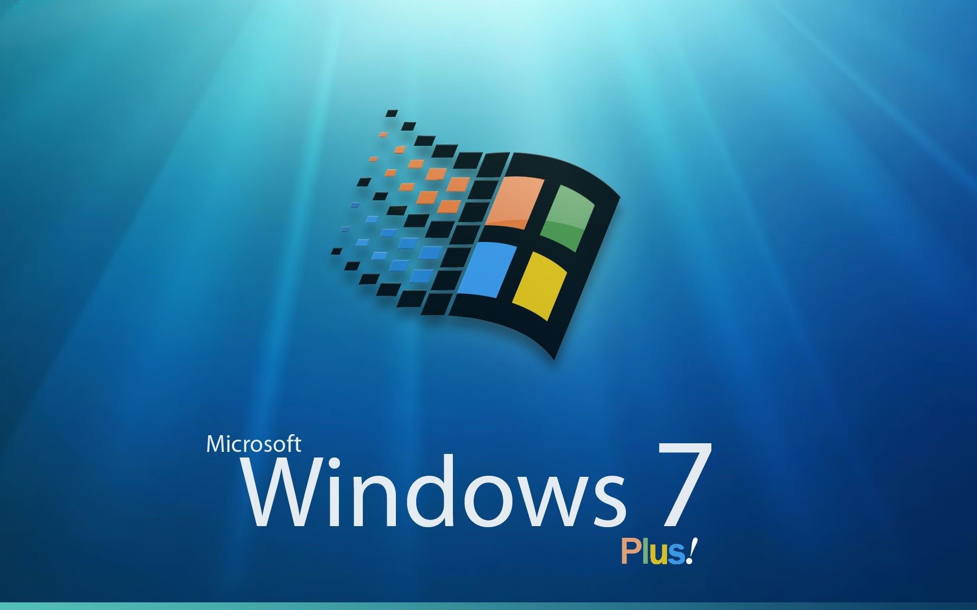 Sfondo blu Windows 7, 1920x1200 Full HD+, PC