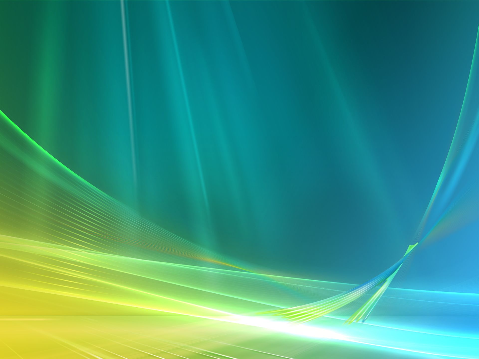 Onde astratte verdi e blu, 1920x1440 WUXGA, Monitor Gaming
