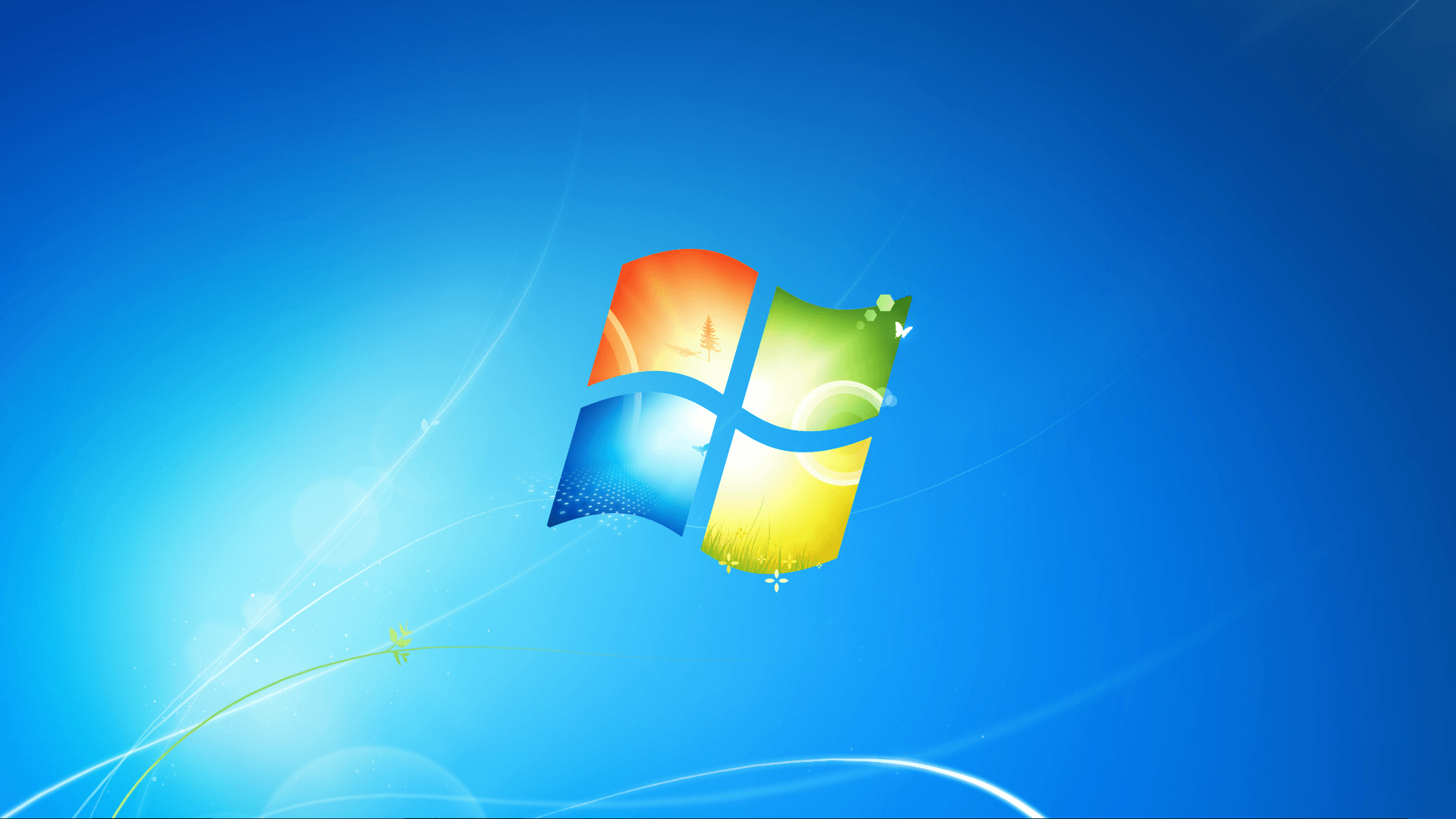 Windows Vista astratto blu verde, 1024x768 HD, Desktop