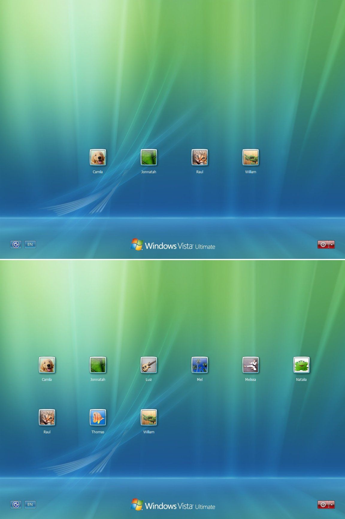 Logo Windows Vista su erba verde, 1920x1200 WUXGA, PC Desktop