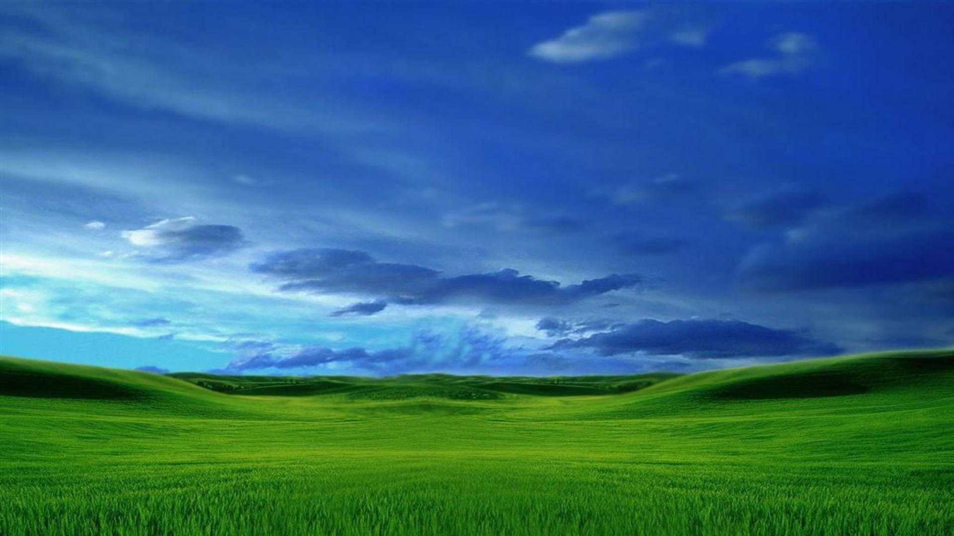 Colline verdi cielo blu, 1920x1080 Full HD 1080p, Monitor Gaming