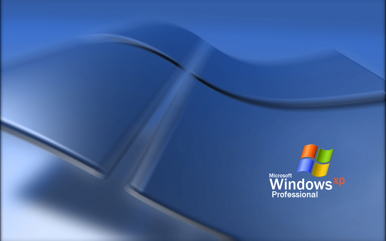 Logo Windows XP blu, 1280x800 720p, PC