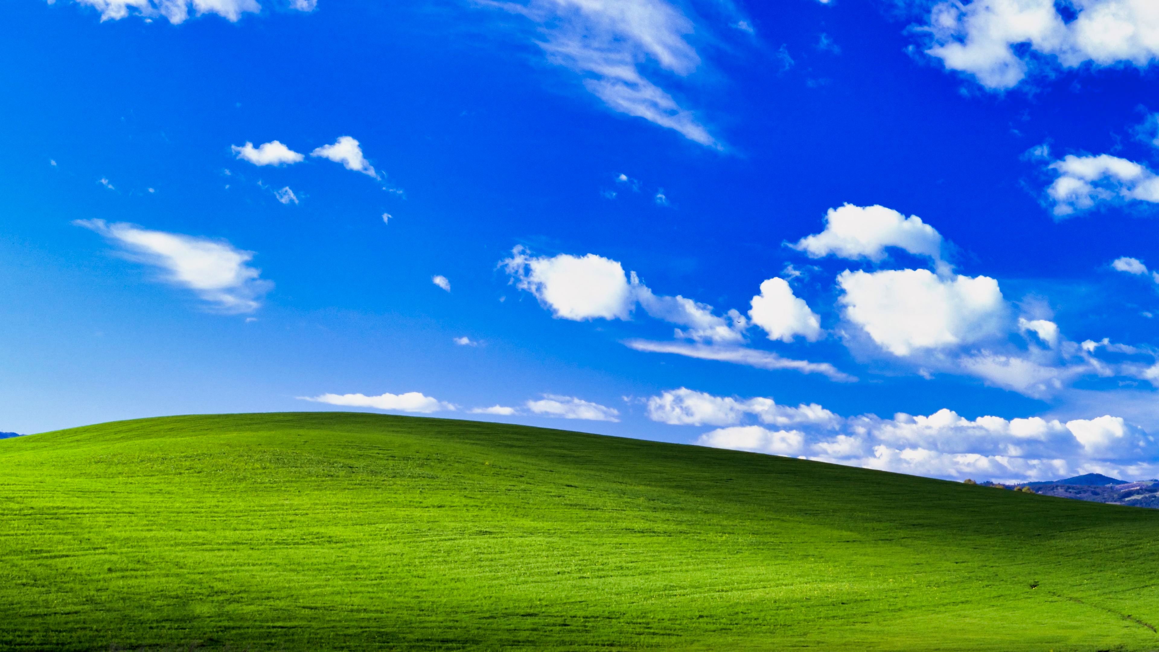 Collina verde cielo blu, 3840x2160 UHD, Monitor Gaming