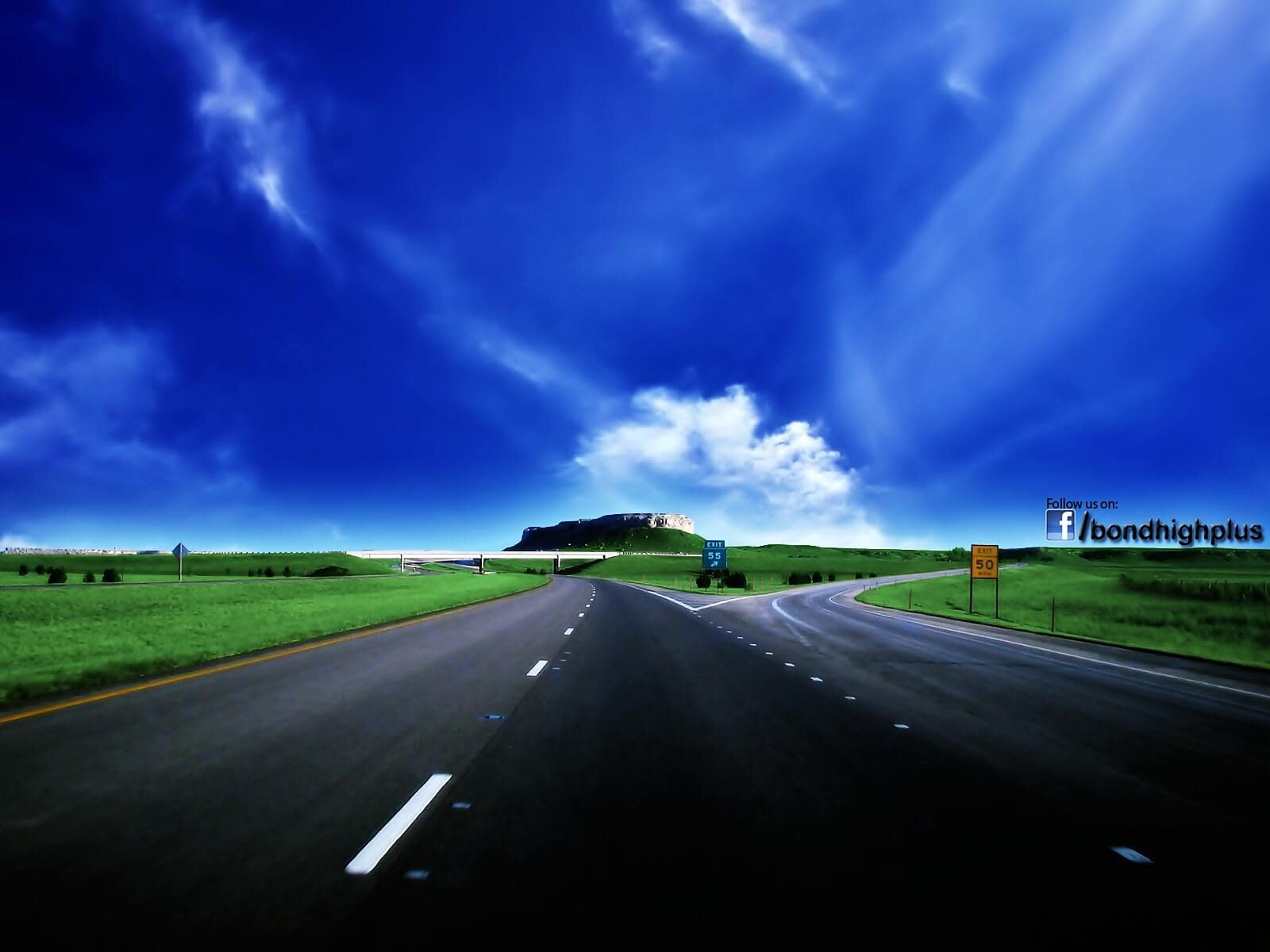 strada autostrada cielo blu, 1600x1200 900p, PC