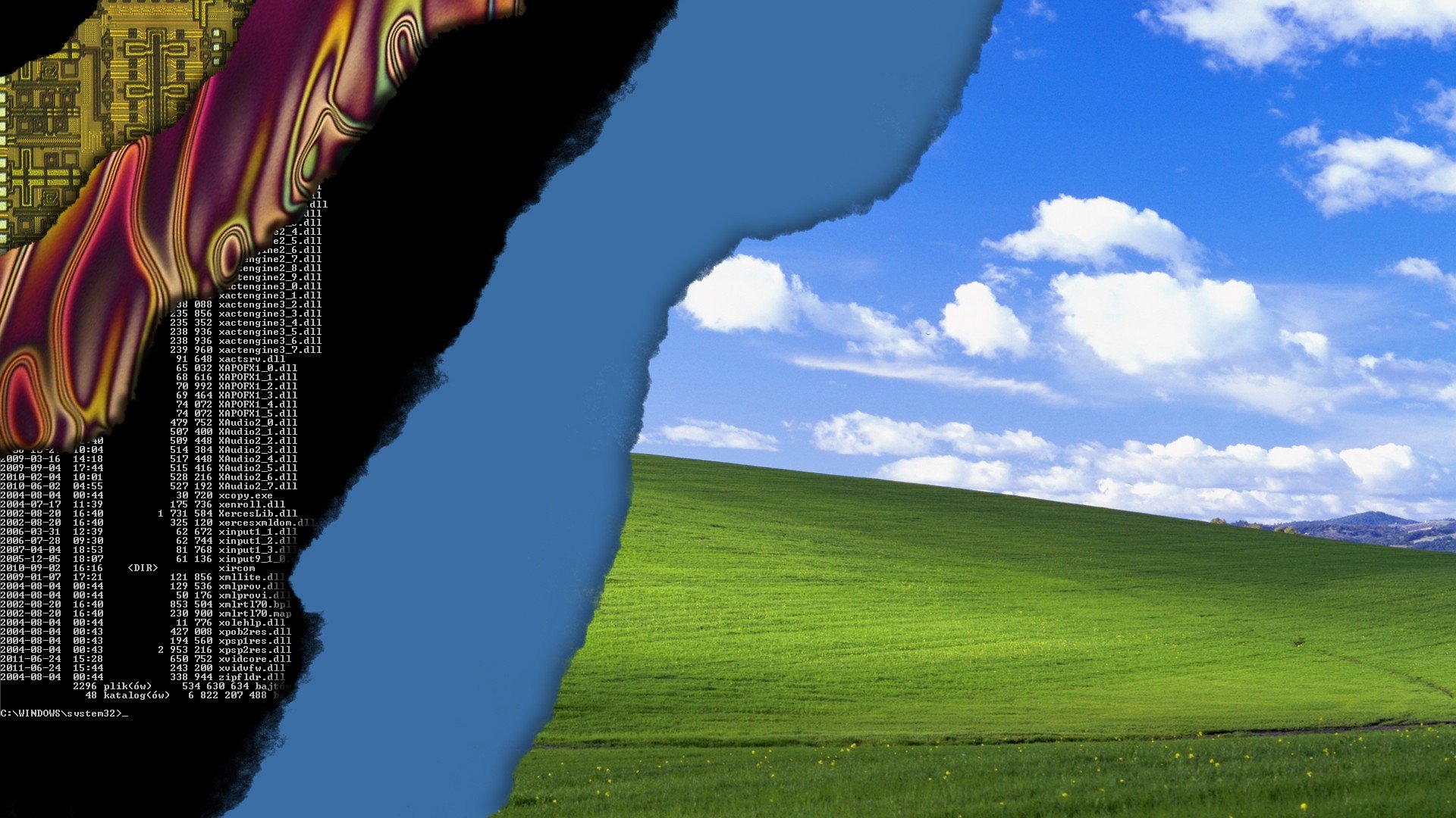 Windows XP Bliss collina strappata, 1920x1080 1080p, Desktop