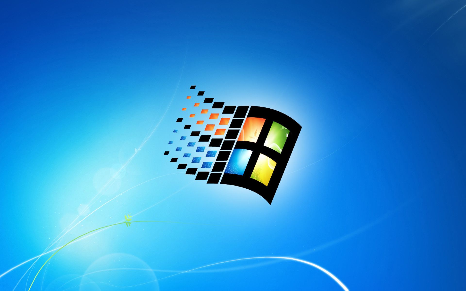 Logo Windows 10 esagoni, 1920x1080 1080p, Desktop