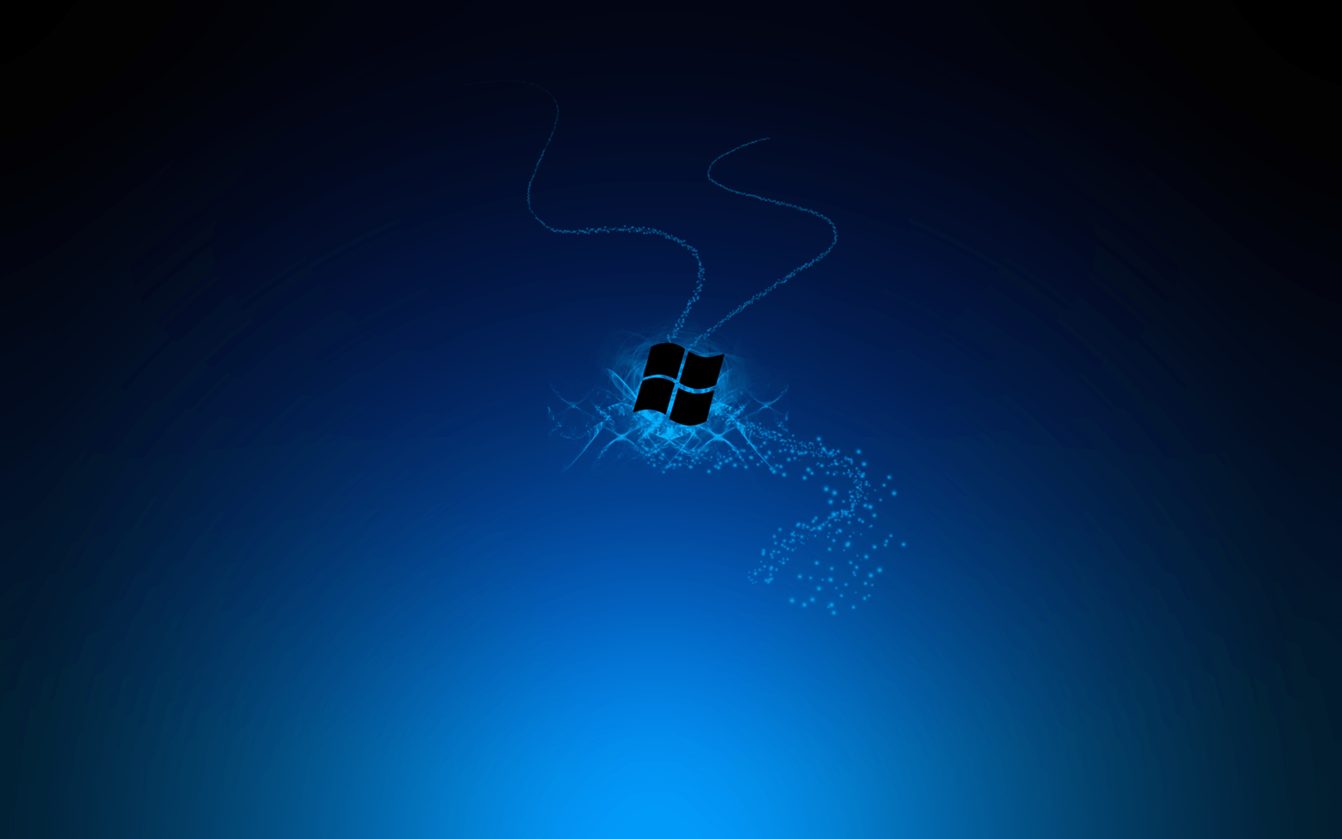 Logo Windows arcobaleno, sfondo blu, 1399x874 HD, PC Desktop
