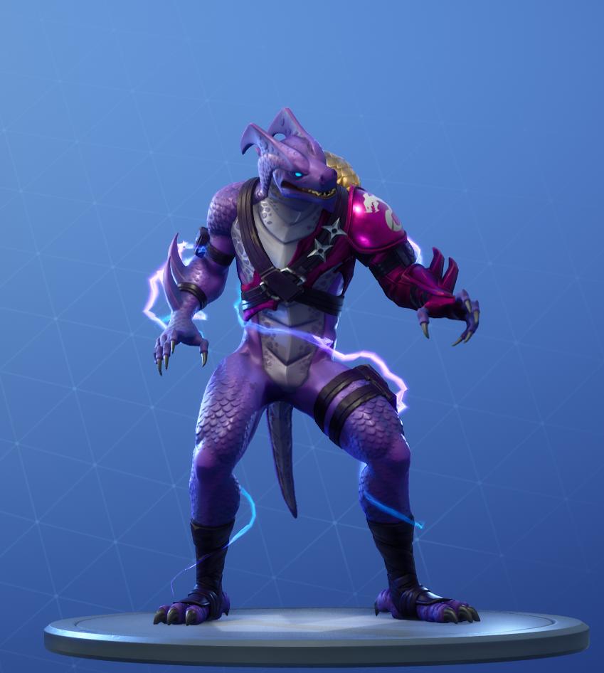 Personaggio rettile Fortnite viola, 849x946 Verticale, Mobile