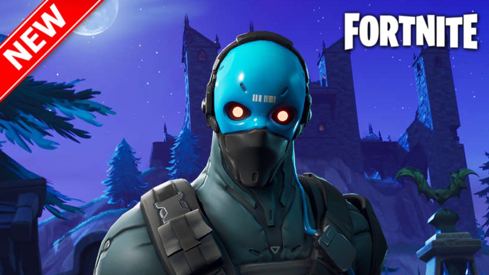 Personaggio Fortnite Wingman blu, 1600x900 HD Ready, PC