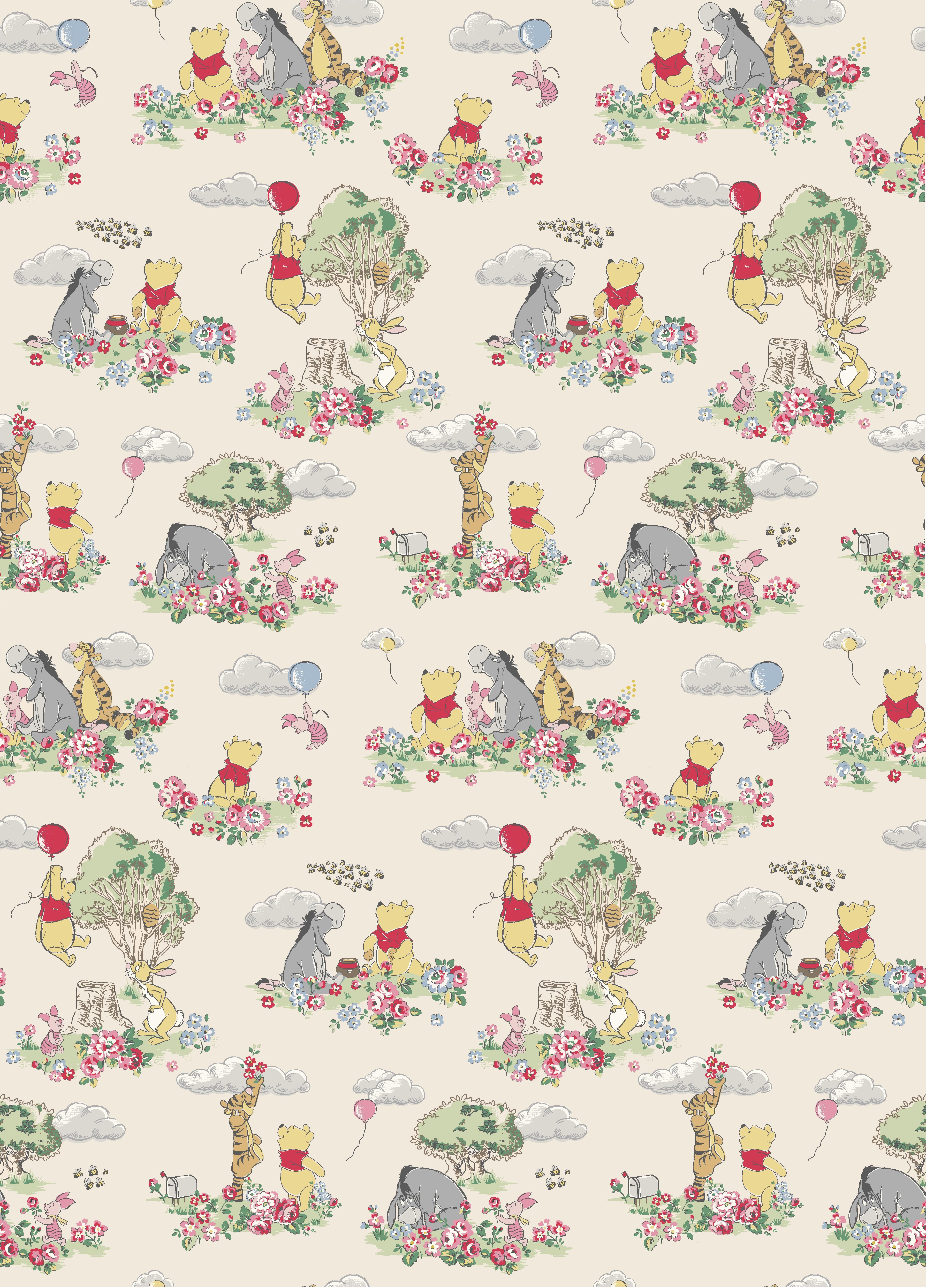 Winnie the Pooh e amici, motivo classico, Disney, 5434x7560 Verticale, Mobile