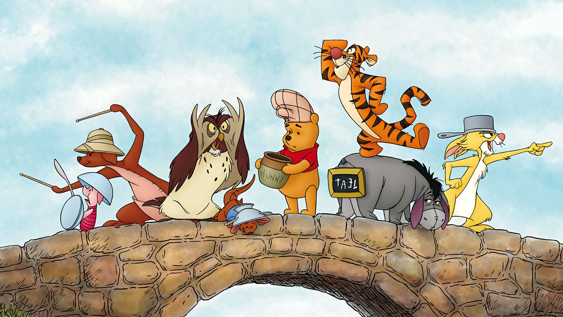 Winnie the Pooh e amici ponte, 1920x1080 1080p, PC