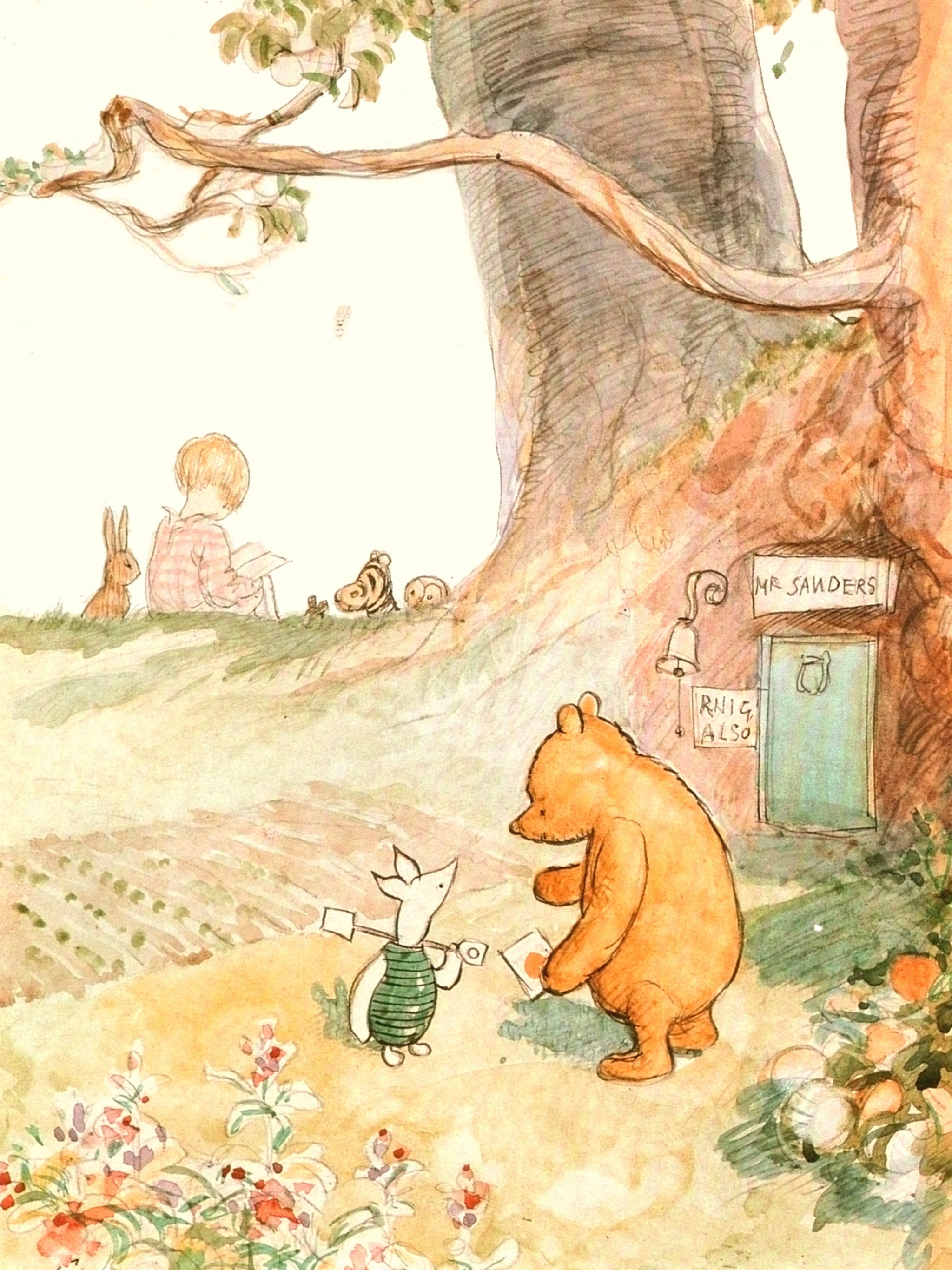 Winnie the Pooh e Pimpi classico, 2048x2732 Verticale, Telefono