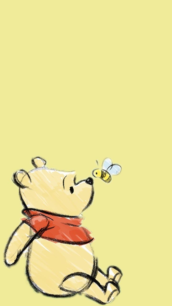 Winnie the Pooh con ape, Tigro e Pimpi, 720x1280 Full HD Verticale, Smartphone