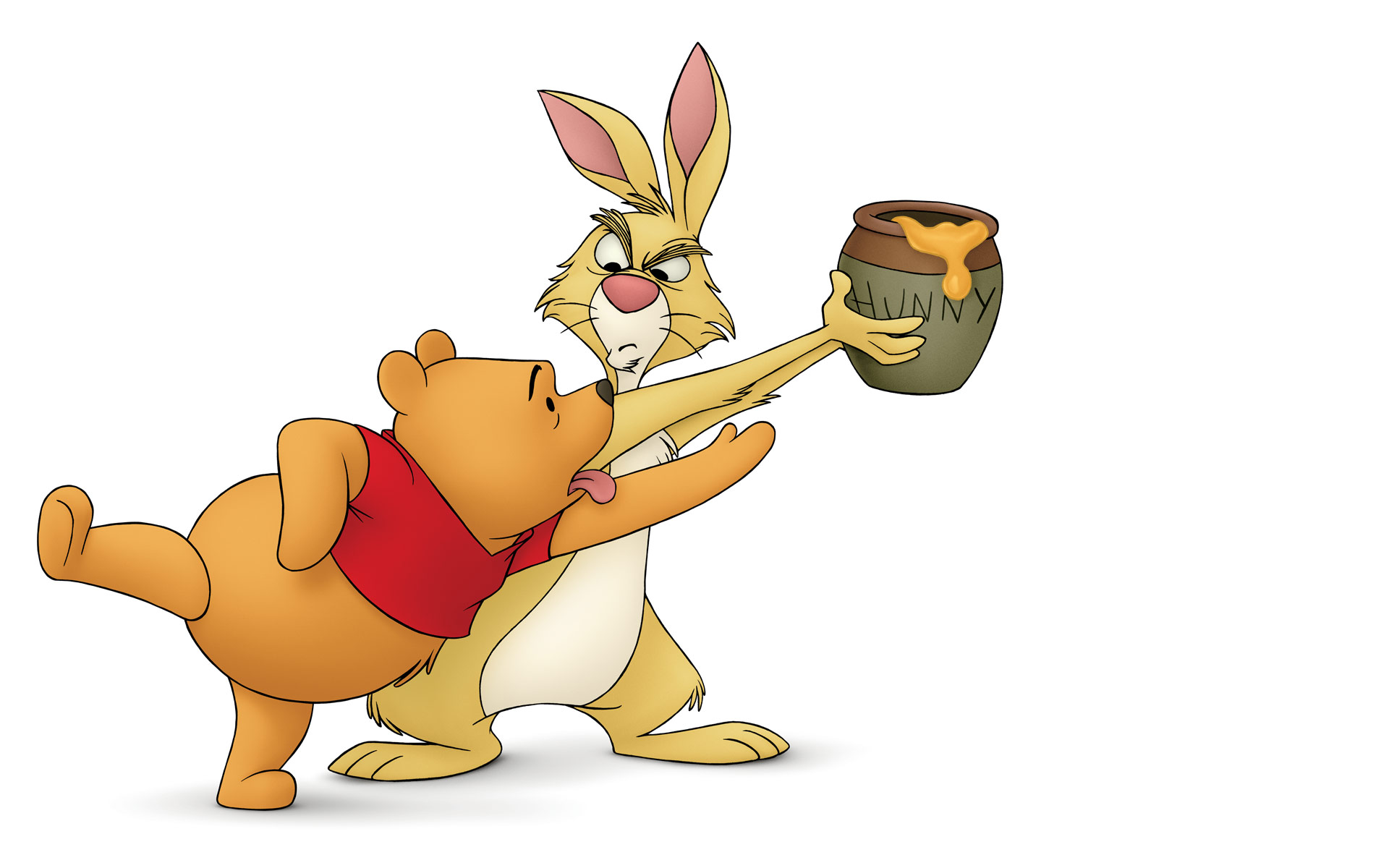 Winnie the Pooh e Rabbit, 1920x1200 Full HD+ WUXGA, Desktop